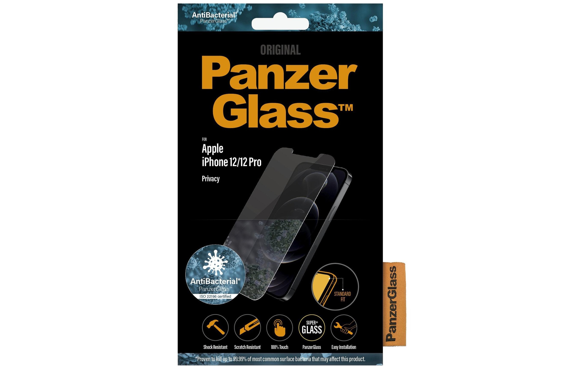 Image of PanzerGlass Displayschutzglas »Displayschutz Standard«, für iPhone 12, iPhone 12 Pro, Nicht 100% bis an den Rand deckend, Ohne Rahmen bei Ackermann Versand Schweiz