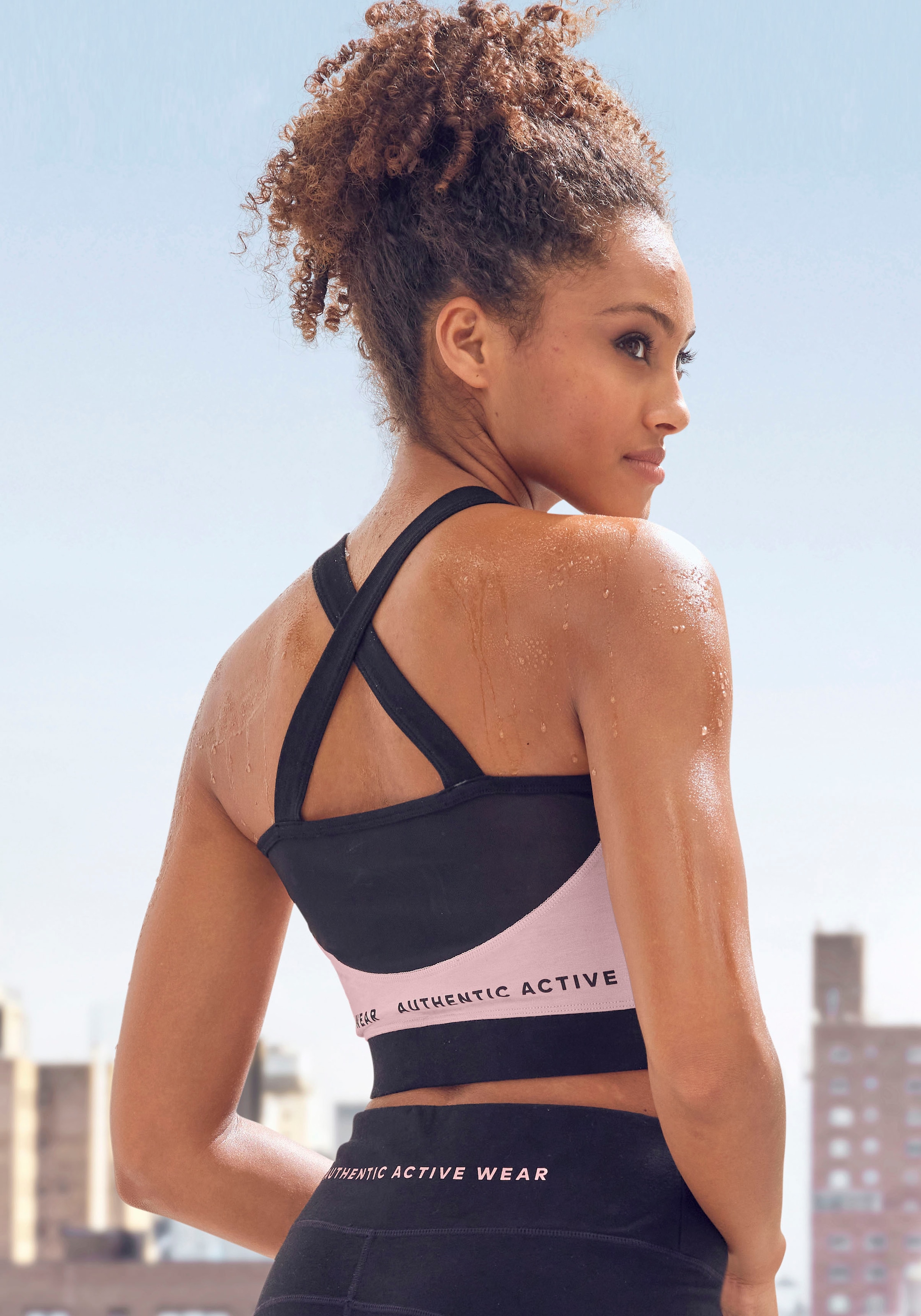 Vivance active Crop-Top »-Sporttop«, mit Racerback