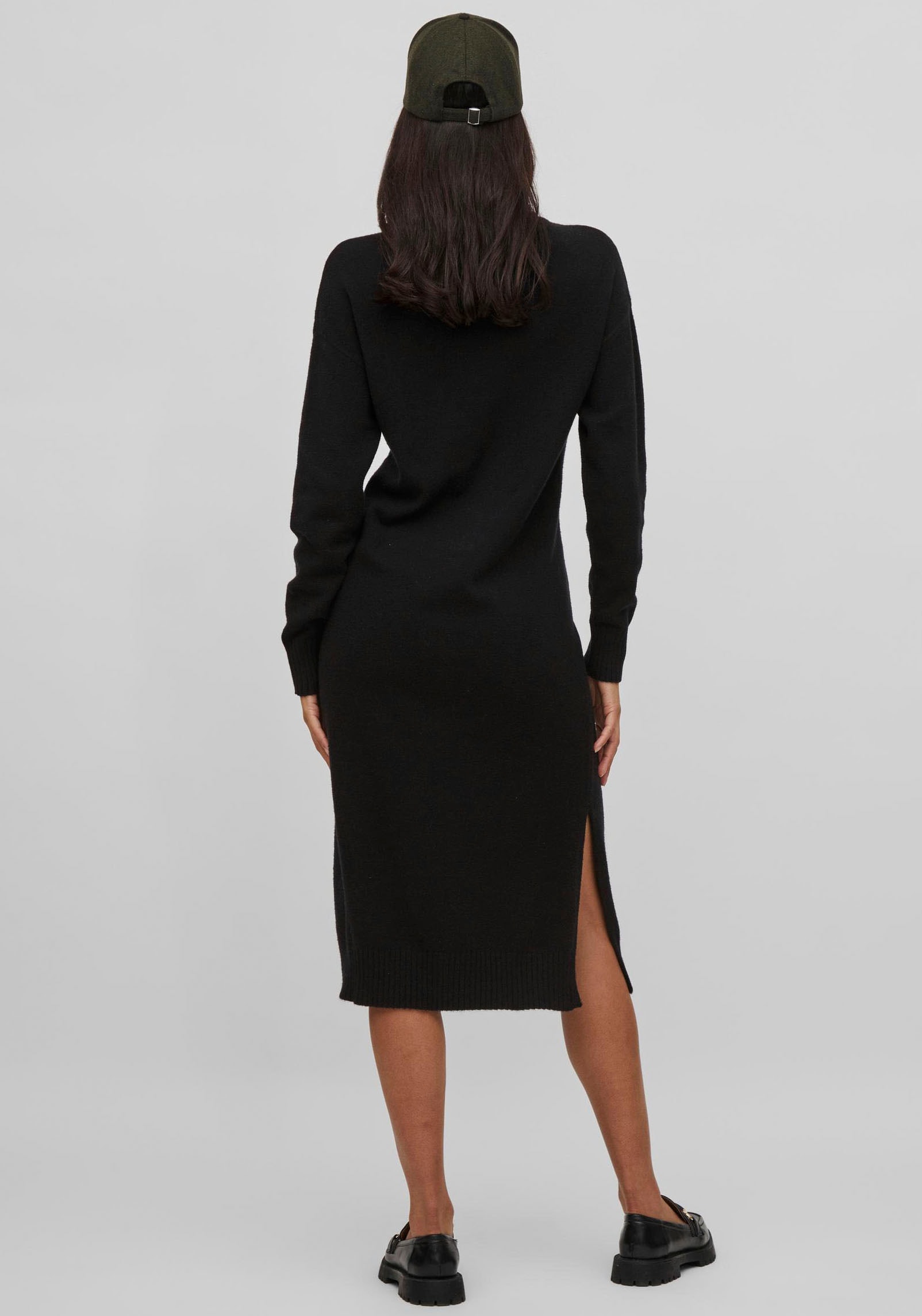 Vila Strickkleid »VIRIL ROLLNECK MIDI DRESS« mit hohem Rollkragen