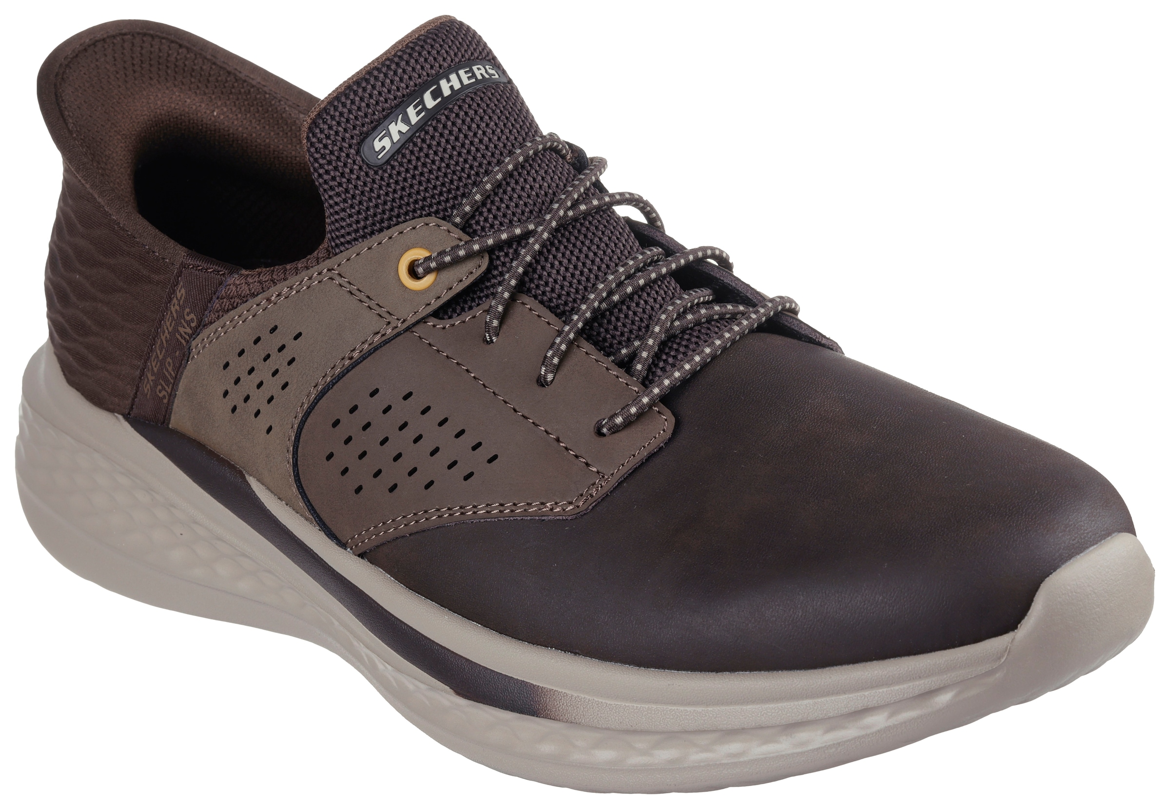 Image of Skechers Slip-On Sneaker "SLADE" Komfortschuh mit komfortablem Heel Pillow™ Fersenkissen