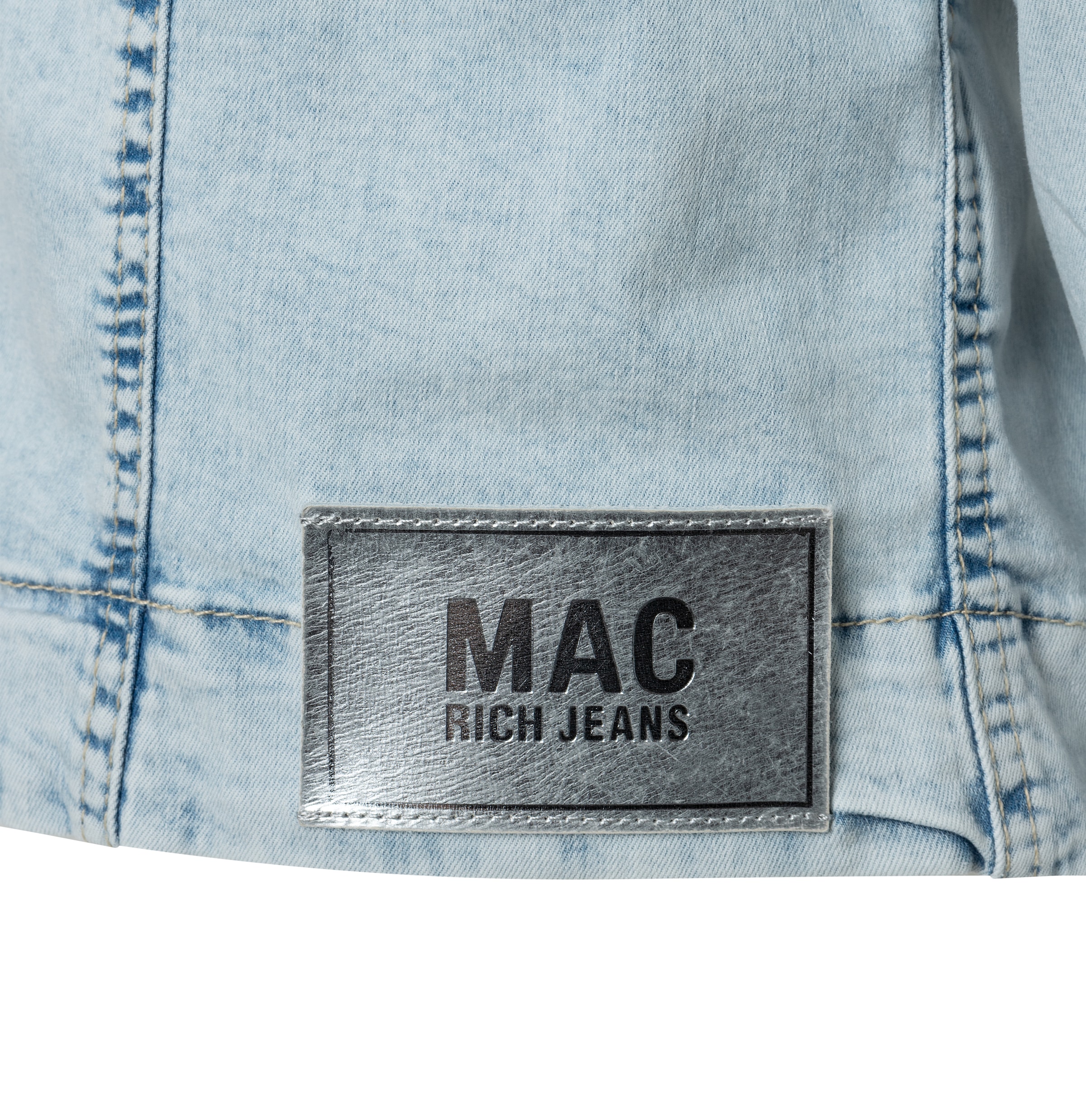 MAC Veste en jean »RICH JACKET« aus leichter, sommerlicher Denim-Qualität mit hohem Baumwoll-Anteil