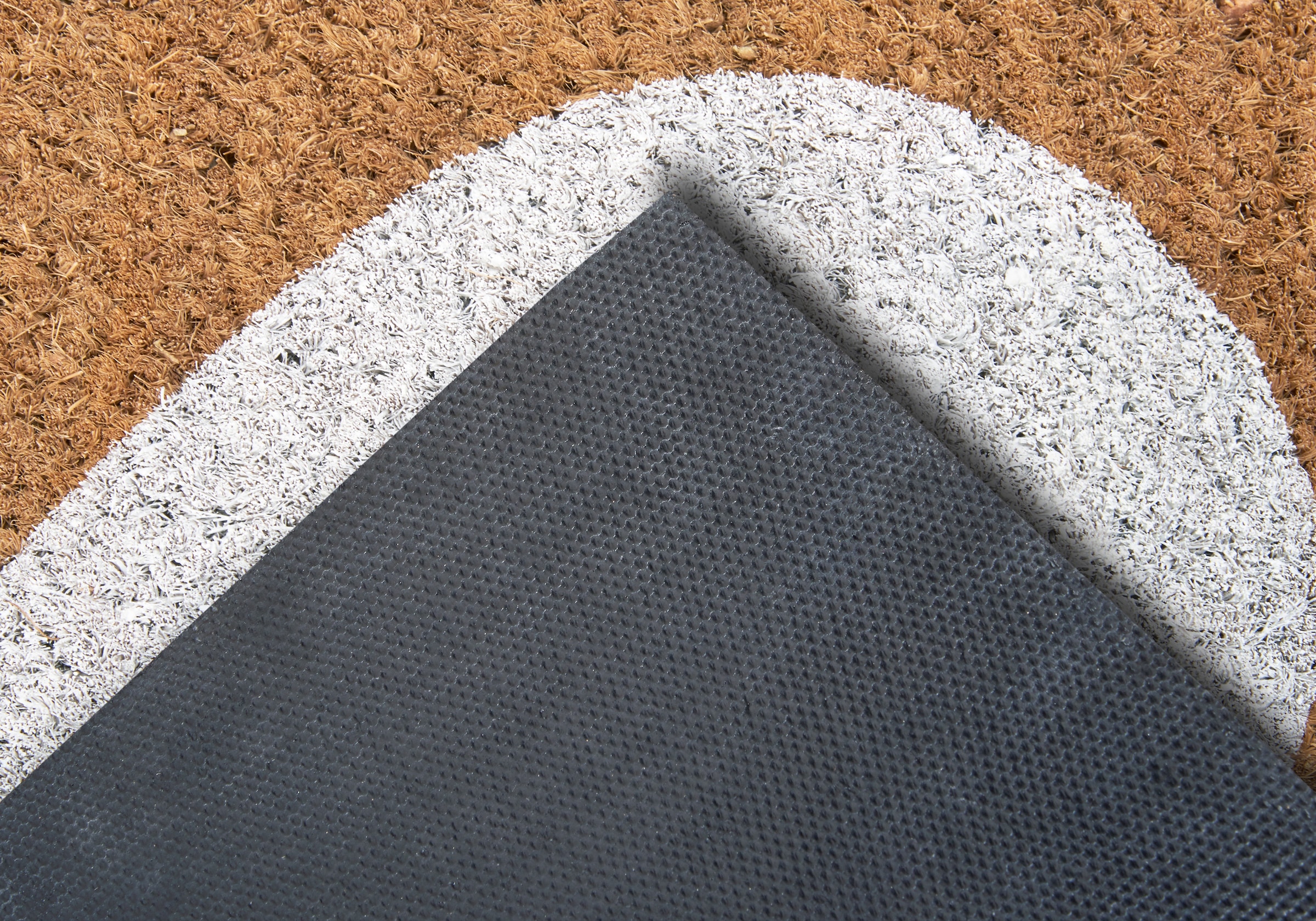 HANSE Home Fussmatte »Mix Mats Kokos Heart, Türmatte«, rechteckig, 15 mm Höhe, Kokos, Schmutzfangmatte, Outdoor, Rutschfest, Innen, Kokosmatte, Flur