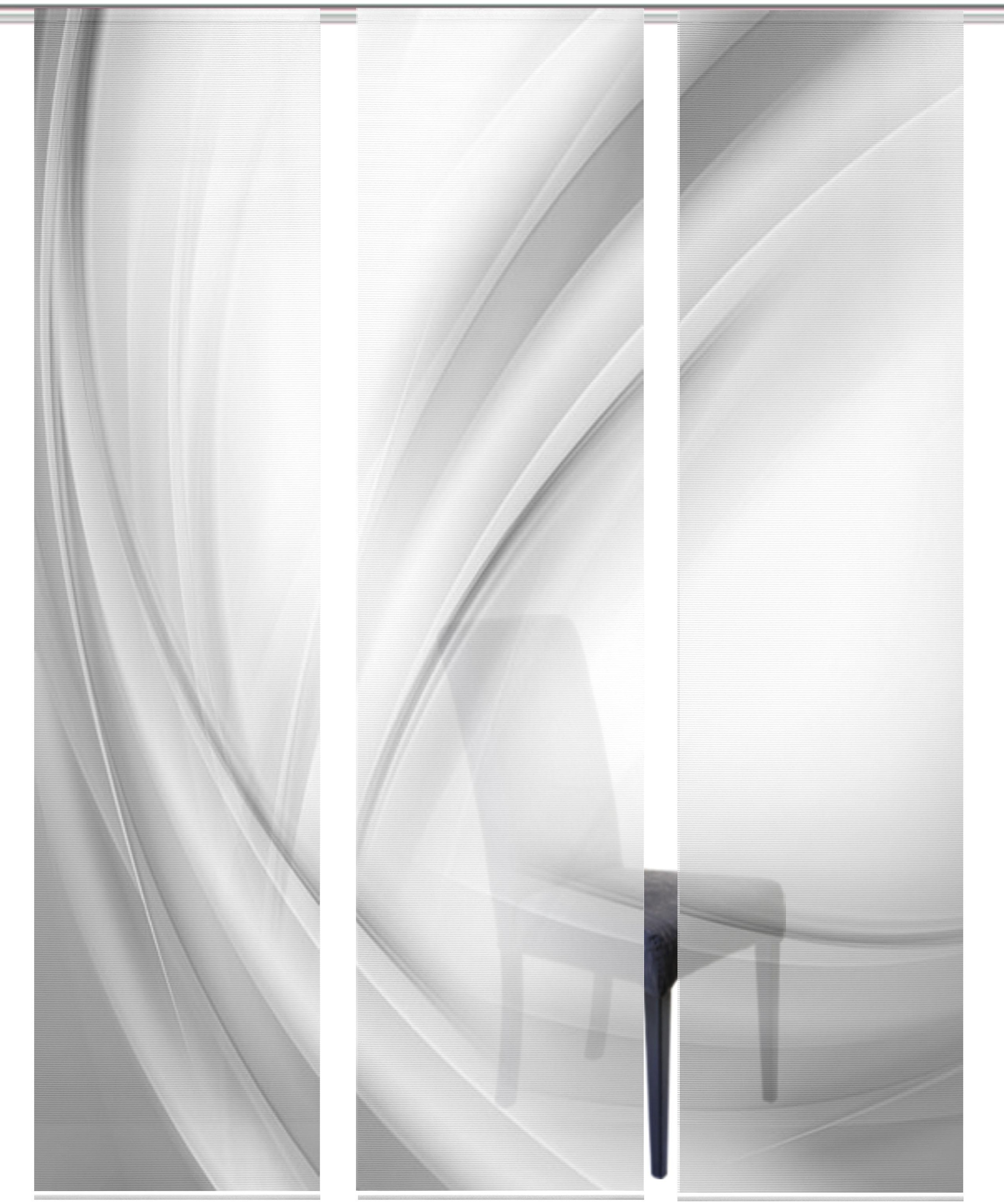 Image of Vision S Schiebegardine »3ER SET UNO«, (3 St.), HxB: 260x60, Schiebevorhang 3er Set Digitaldruck bei Ackermann Versand Schweiz