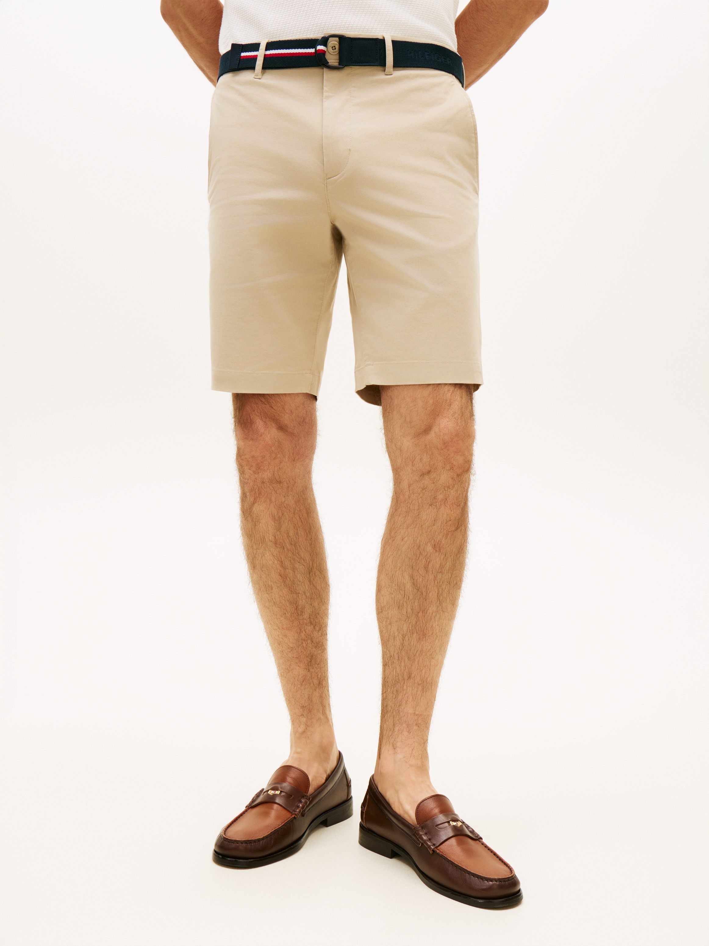 Image of Tommy Hilfiger Shorts "DENTON 9.5 INC ESS TWILL W/ BELT" mit abnehmbaren Gürtel, slim fit