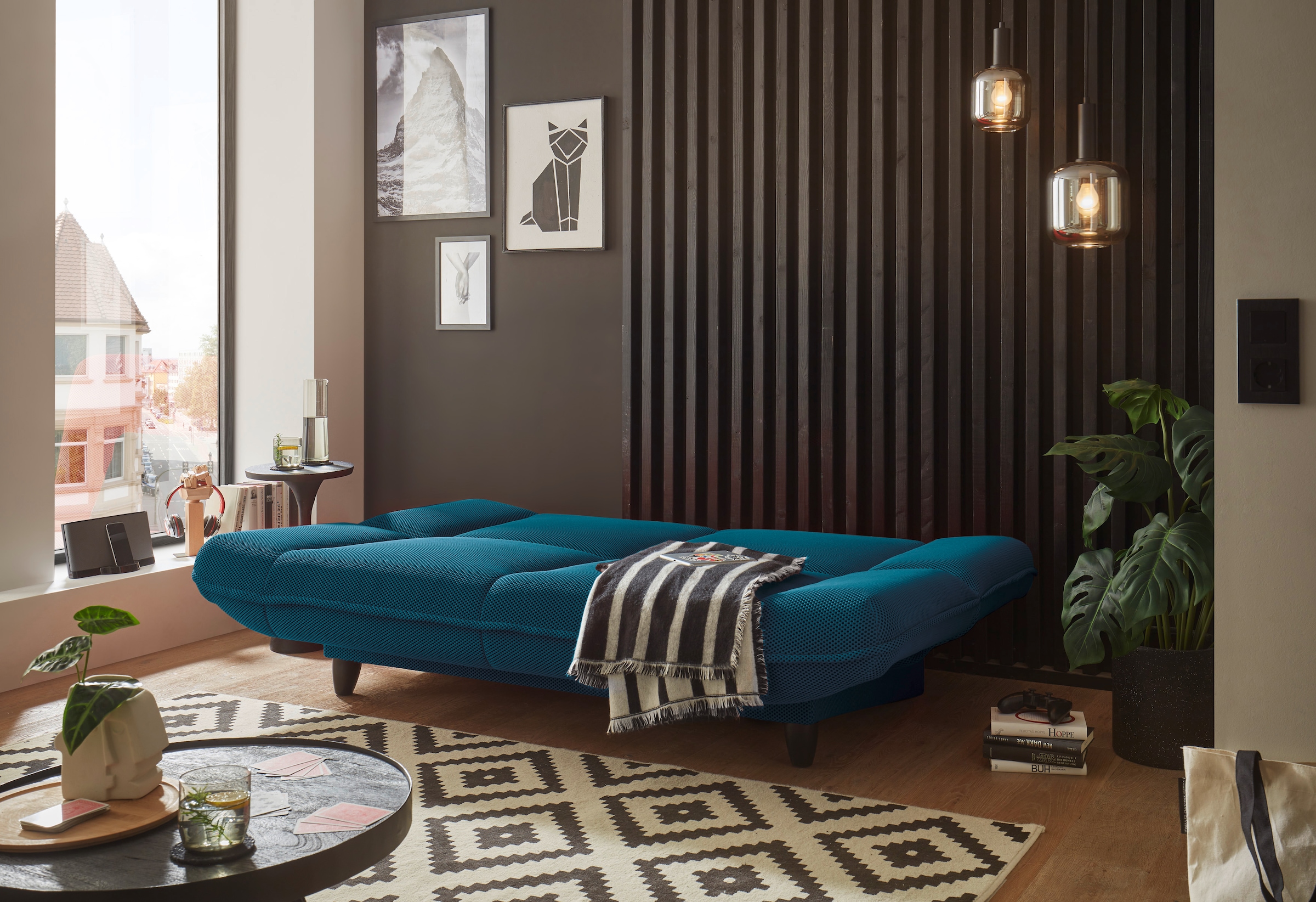 ED EXCITING DESIGN Schlafsofa »Amalia«, mit Schlaffunktion und Bettkasten