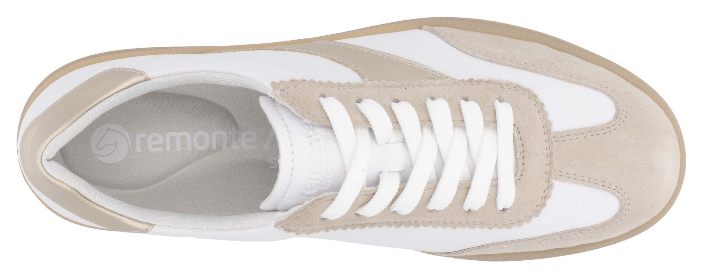 Remonte Sneakers  chaussure de loisirs, chaussure basse, chaussure à lacets avec col rembourré