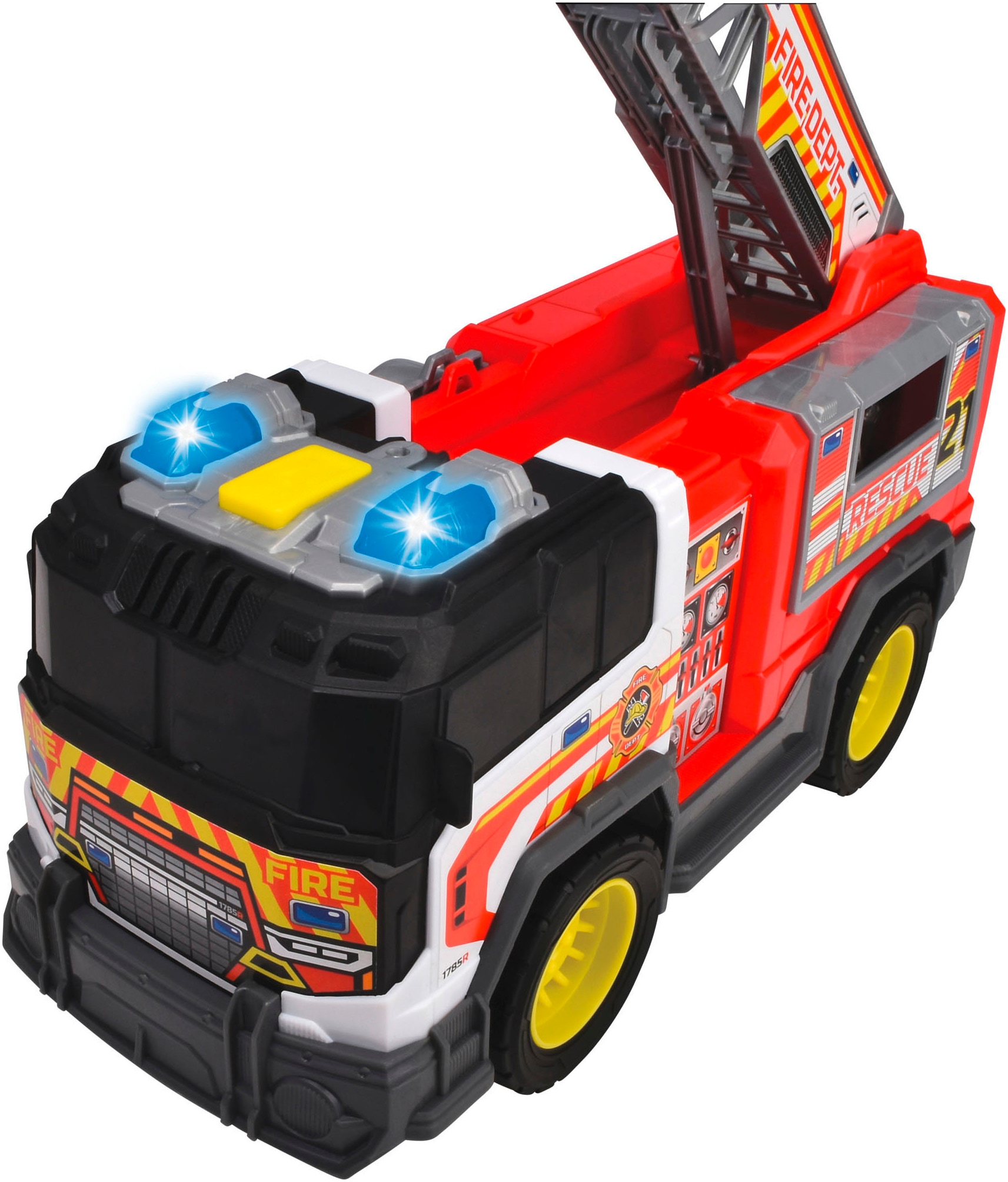 Dickie Toys Jouet pompier »Fire Rescue Unit« mit Licht und Sound