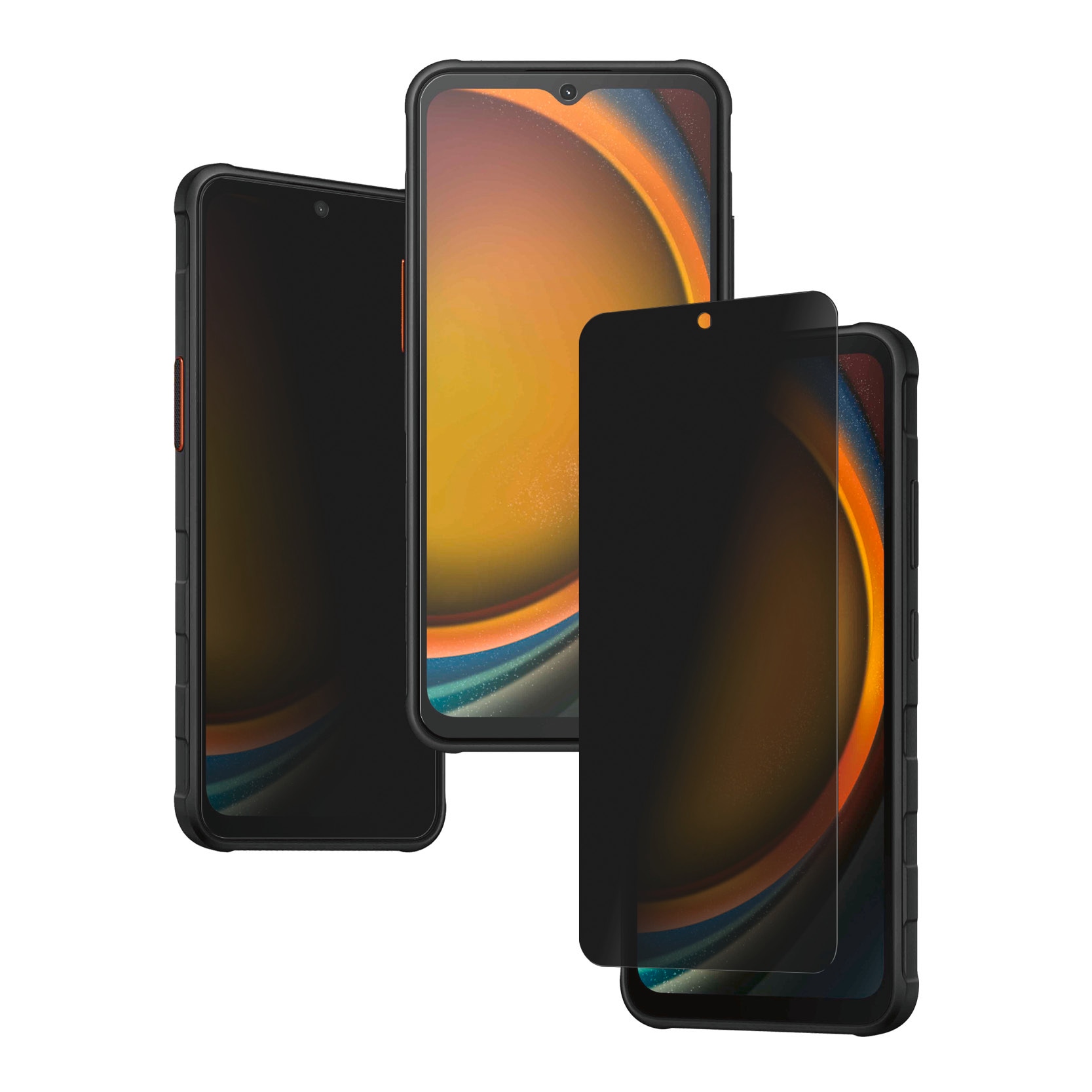 PanzerGlass Displayschutzglas »Ultra-Wide Fit Privacy Screen Protector«, für Samsung Galaxy Xcover7-Samsung Galaxy Xcover6 Pro, Displayschutzfolie, Blickschutz, Bildschirmschutz, kratz- & stossfest