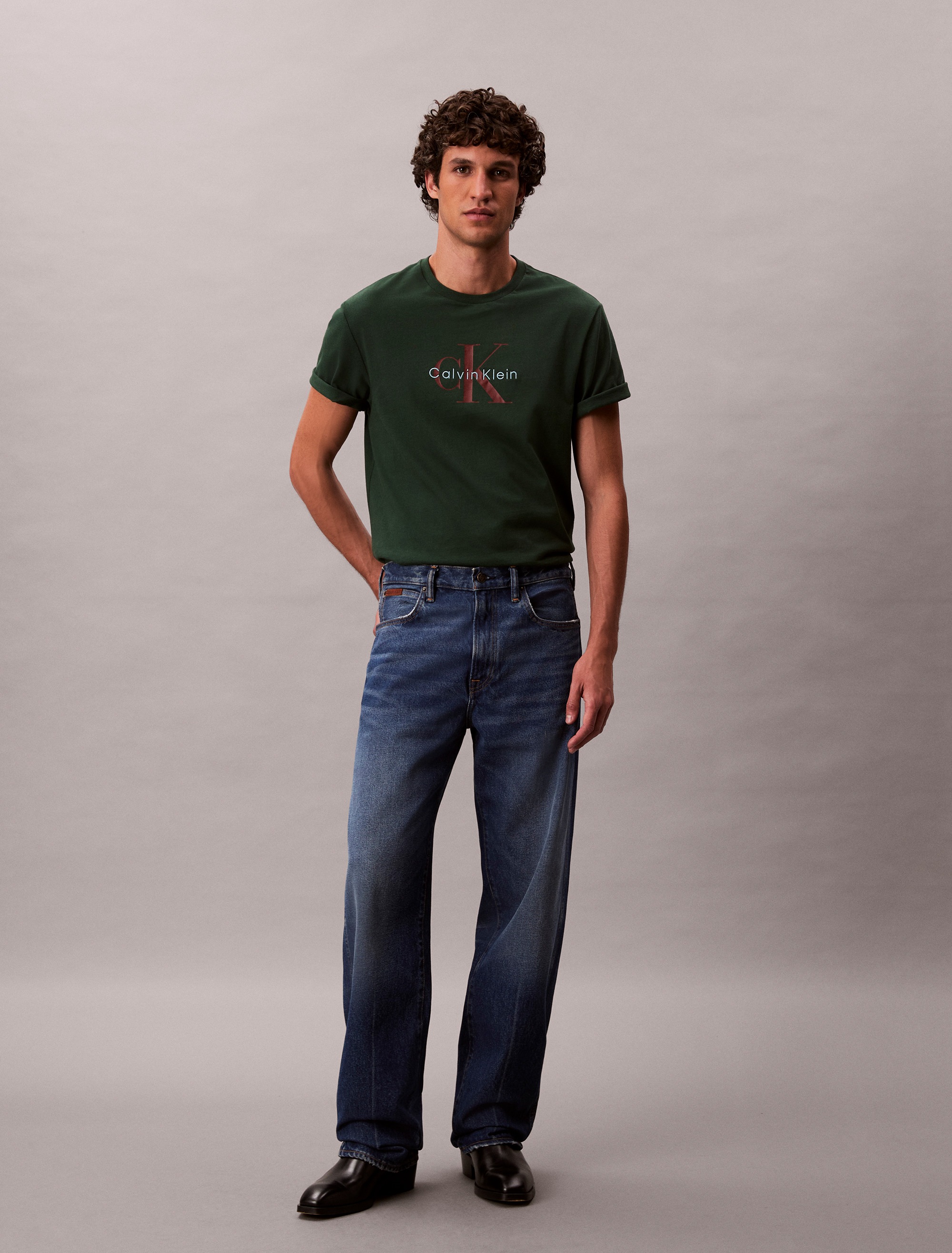 Calvin Klein Jeans T-Shirt »SS Hero Monologo Tee 20s« Mit Rundhalsausschnitt, regular fit