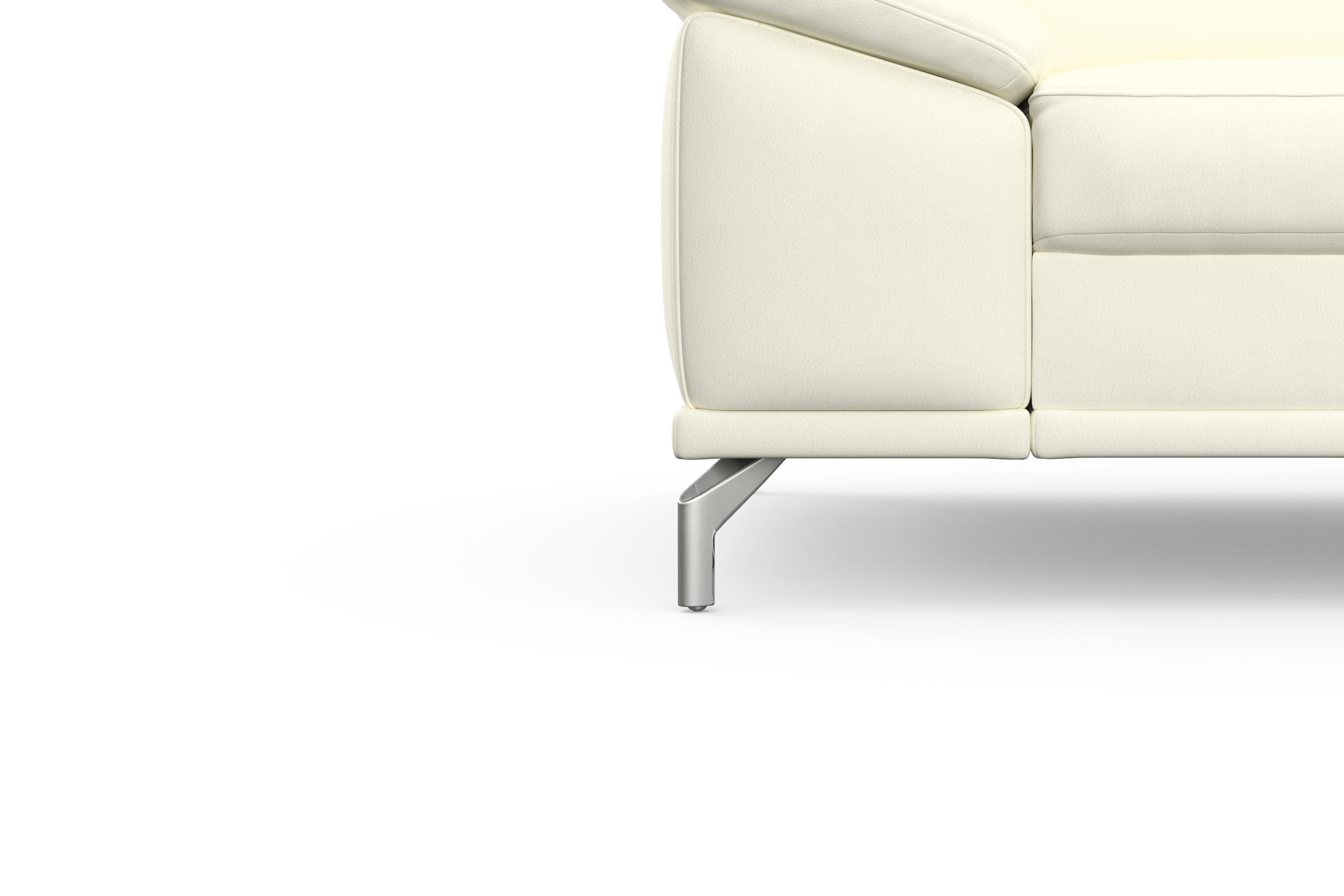 sit&more Ecksofa »Cabrio L-Form, mit Sitztiefenverstellung, Arm- und Kopfteilverstellung«, 2 Nierenkissen, Federkern, optional Bettfunktion und Stauraum