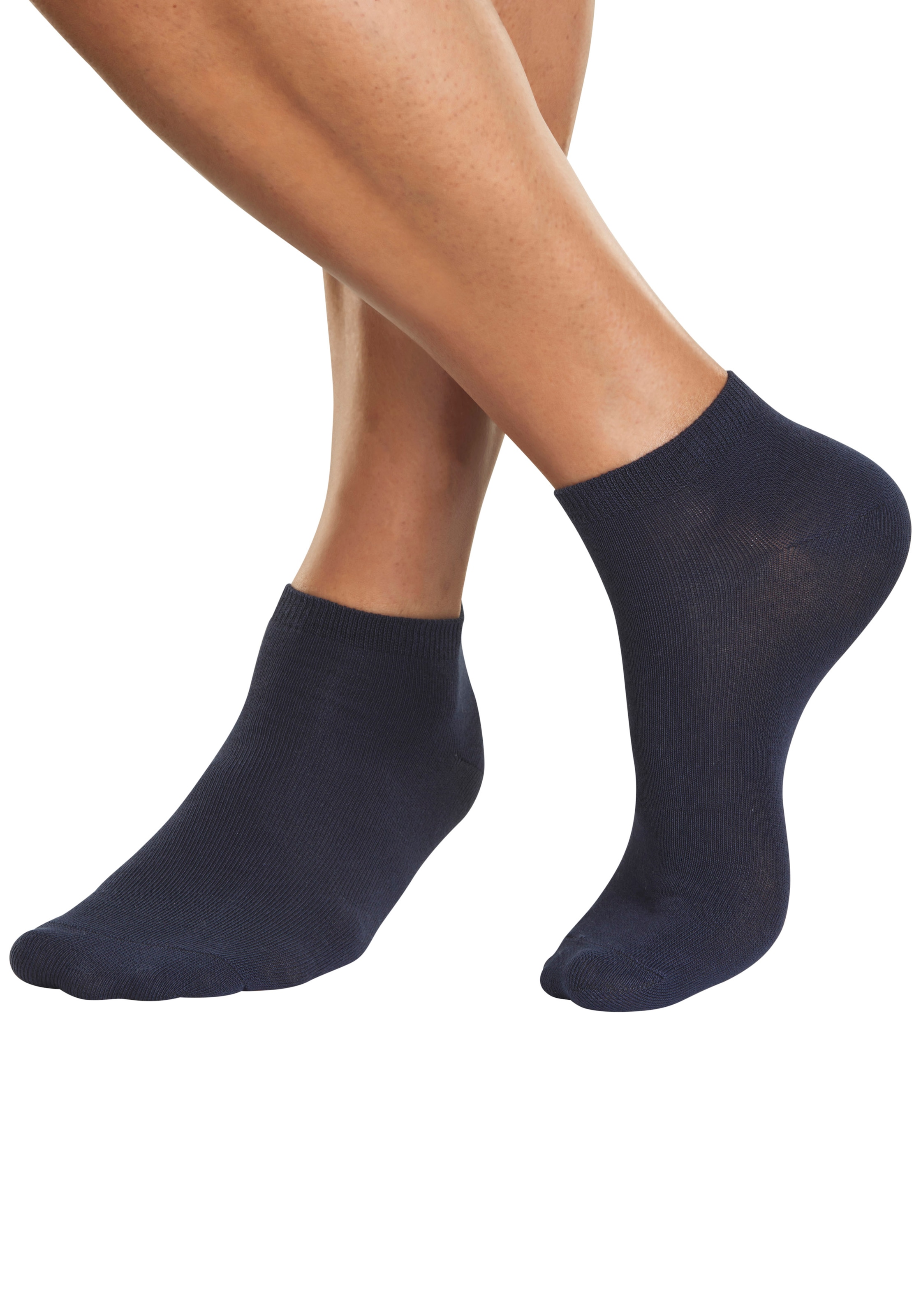 H.I.S Chaussettes de baskets Paquet, 7 Couple tlg. verschiedene Farben in einer Packung