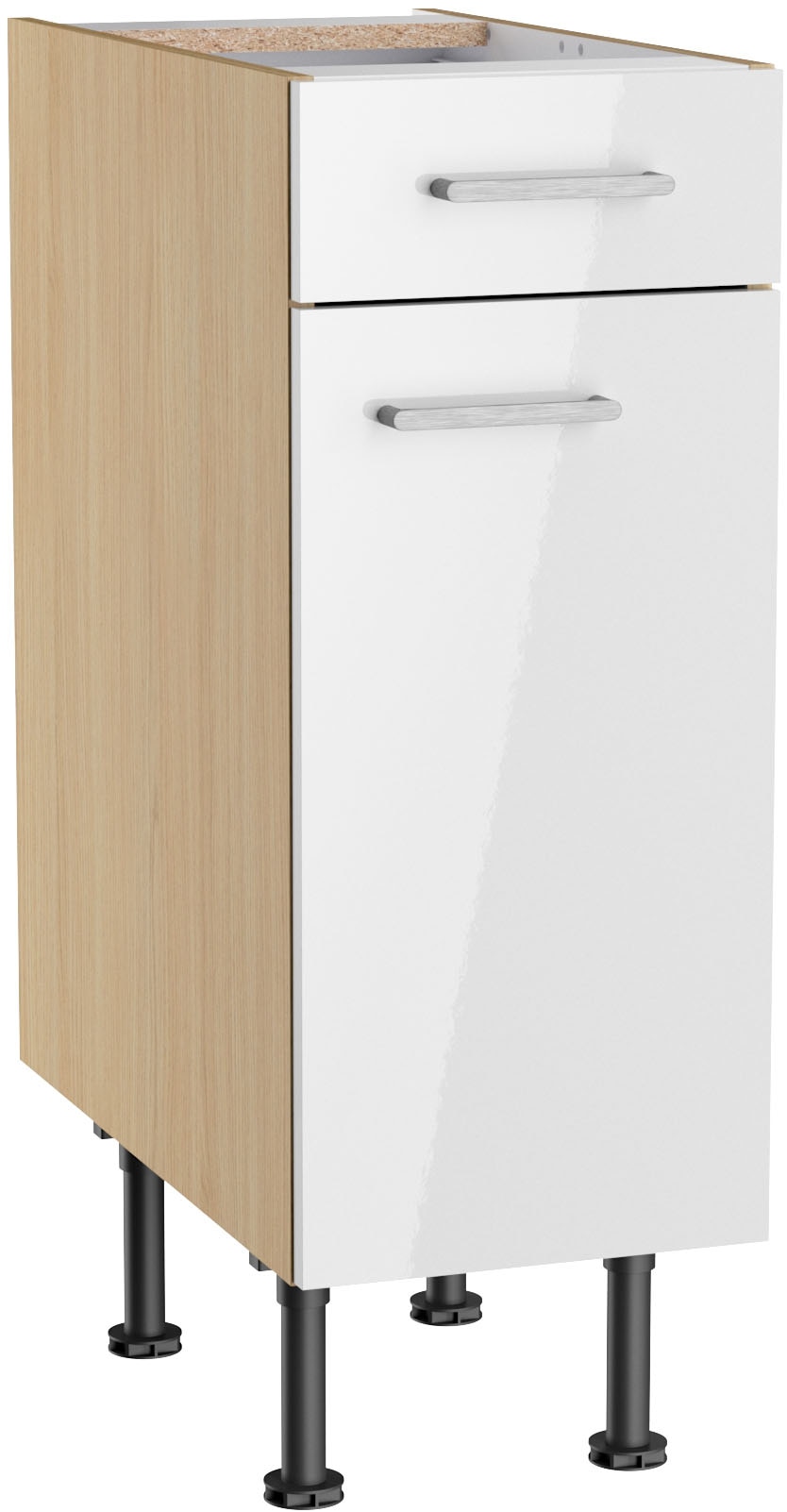 KOCHSTATION Armoire basse »KS-Lucy« Breite 30 cm, höhenverstellbare Füsse, Soft-Close