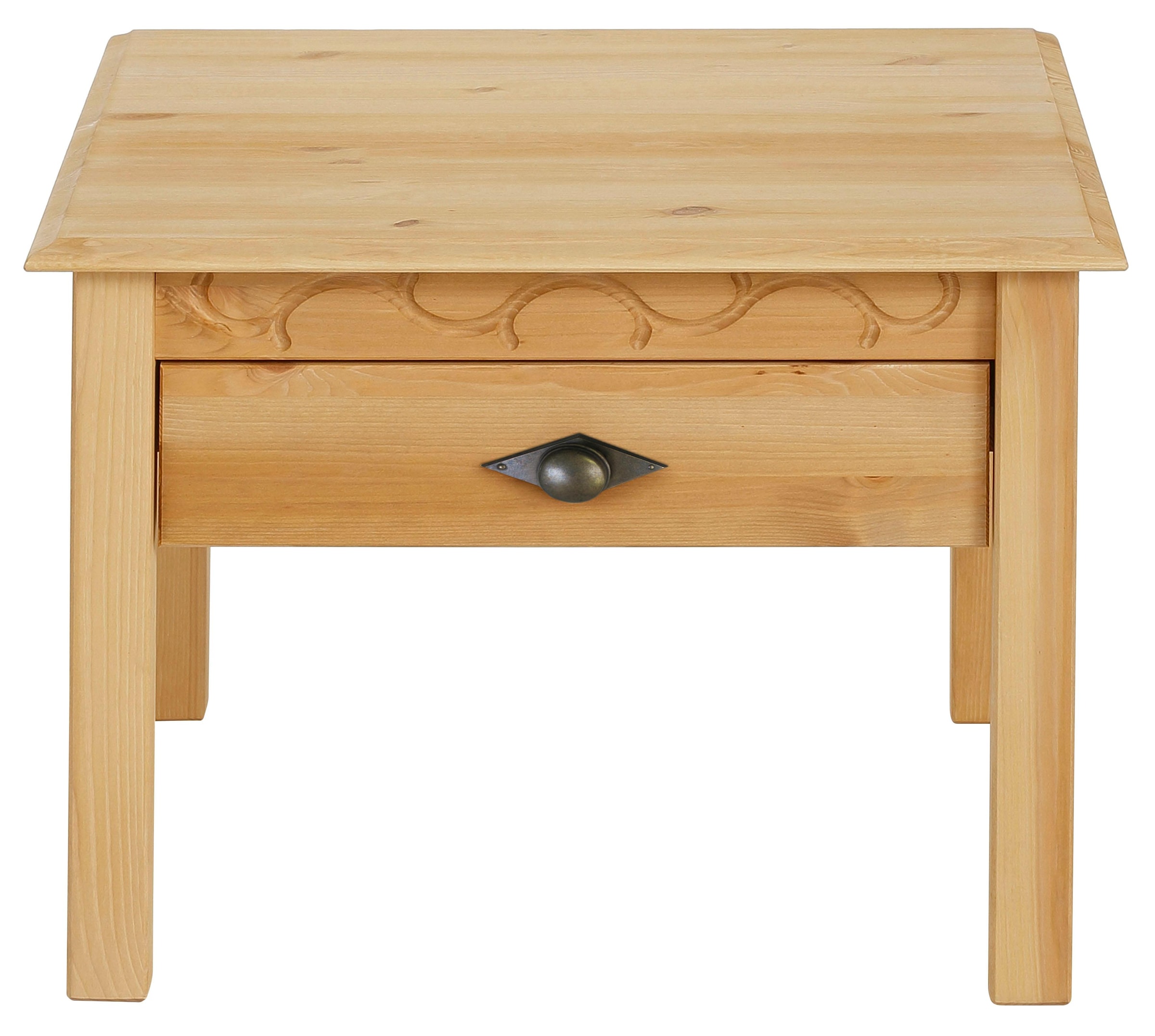 Home affaire Couchtisch »Laura, TOPSELLER!«, (Couchtisch, Wohnzimmertisch), 60/60 cm, mit einer Schublade, zusätzlicher Stauraum