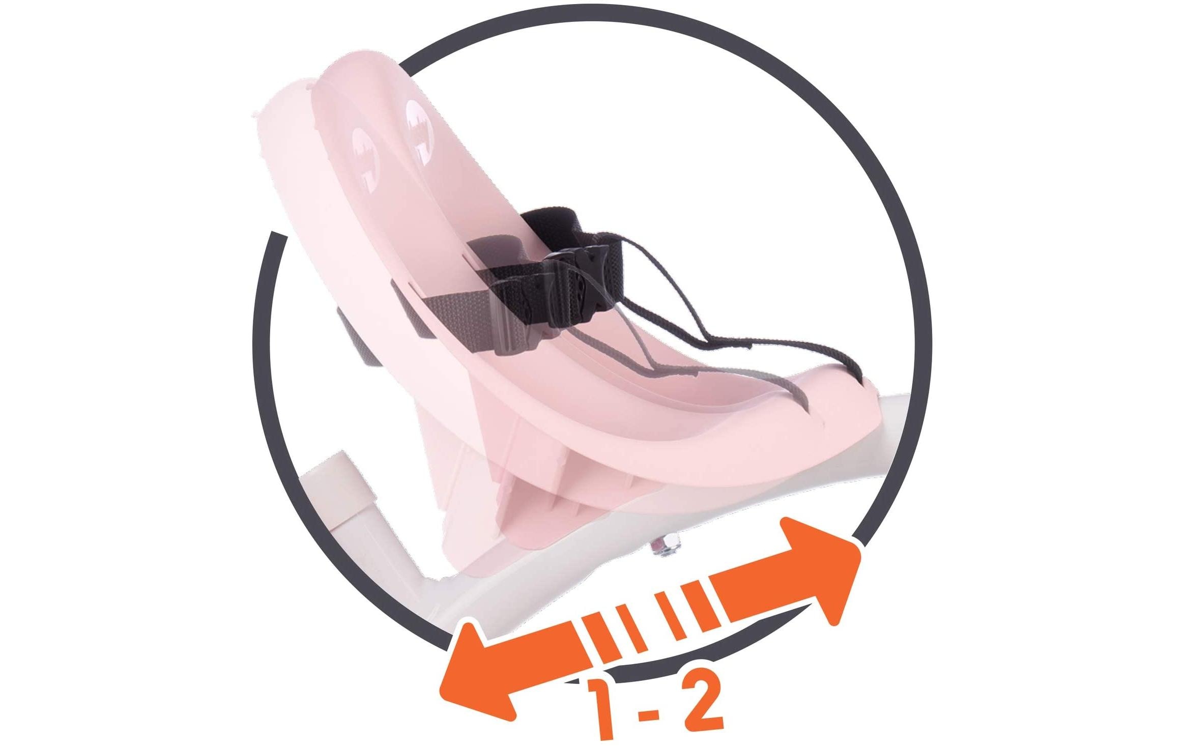 Smoby Dreirad »Be Move Komfort Rosa«, Gurt, Pedal-Freilauf, Schiebestange, Verstellbarer Sitz