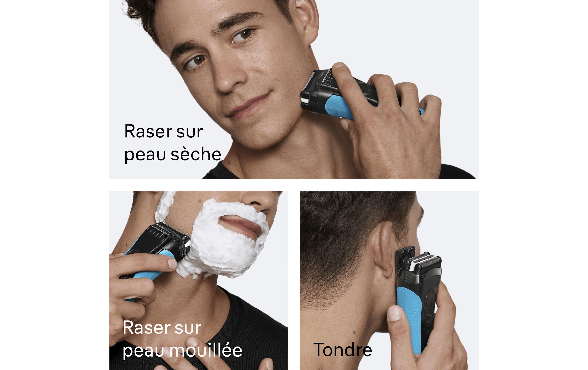 Braun Gesichtshaarrasierer »Series 3+ 3040s« Gesicht