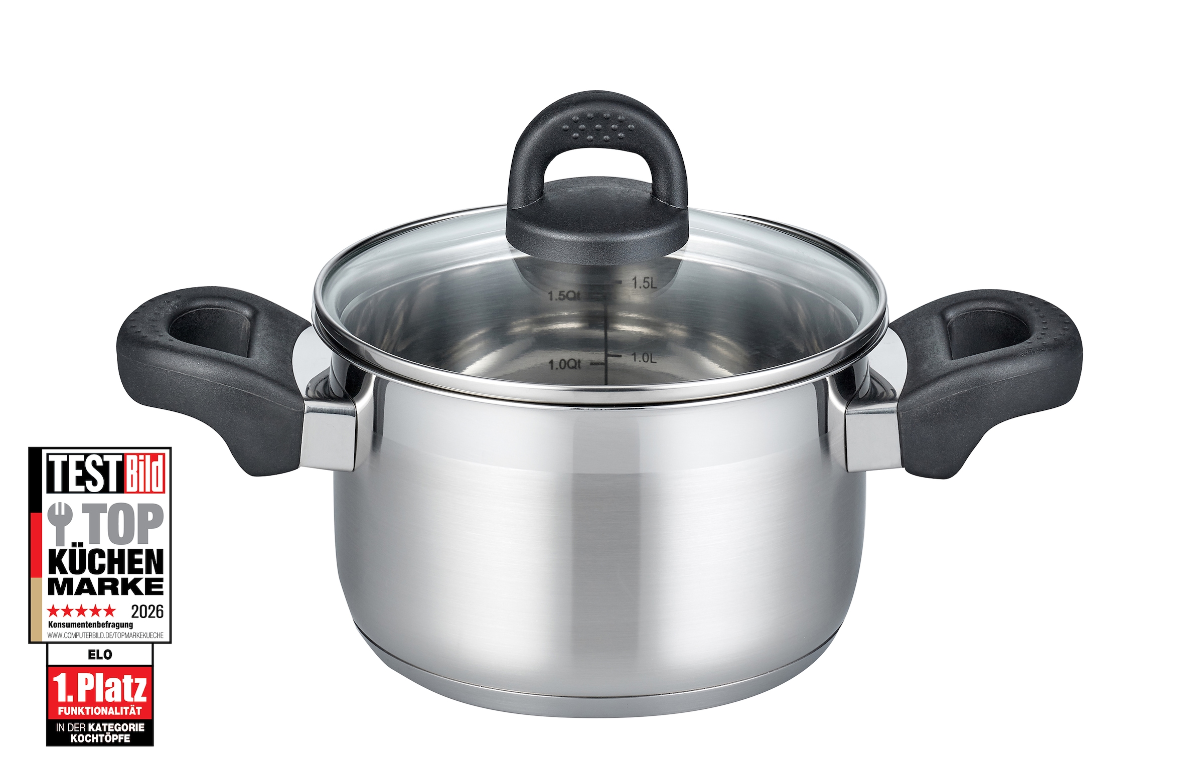 Image of Elo Basic Fleischtopf "Turmalin" Edelstahl 18/8