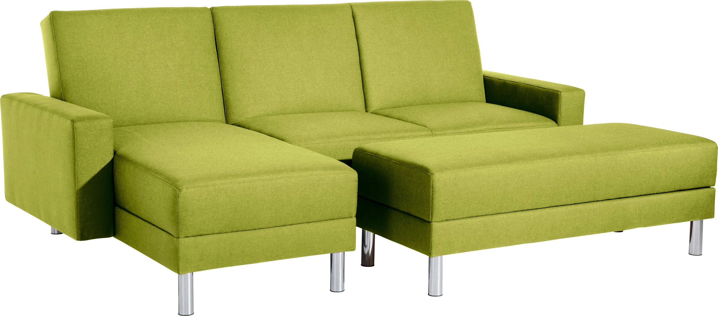 Max Winzer® Schlafsofa »Just Fresh«, mit Rückenverstellung, inklusive Stauraumhocker