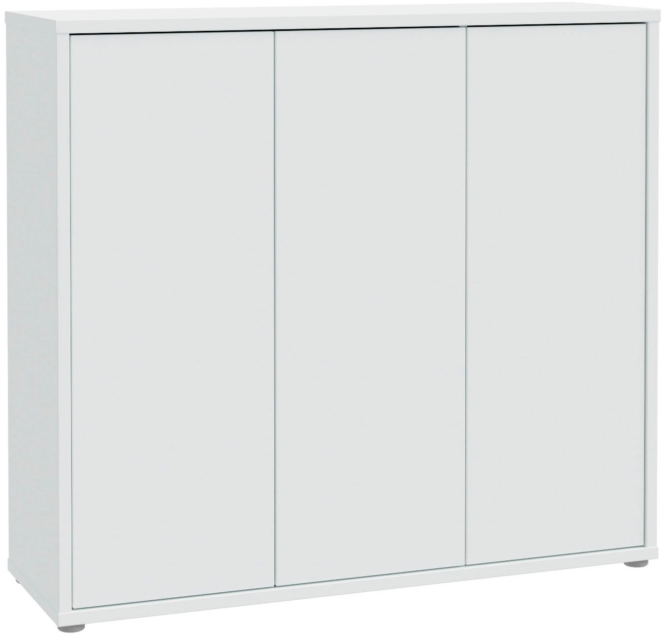 Image of FORTE Schuhschrank "Alice Springs, Schuhschrank, Platz für 20 Paar Schuhe, 3 Türen" B/H/T 109,2/99,1/34,9 cm, Stauraumschrank, Mehrzweckschrank, grifflose Front, Push to open