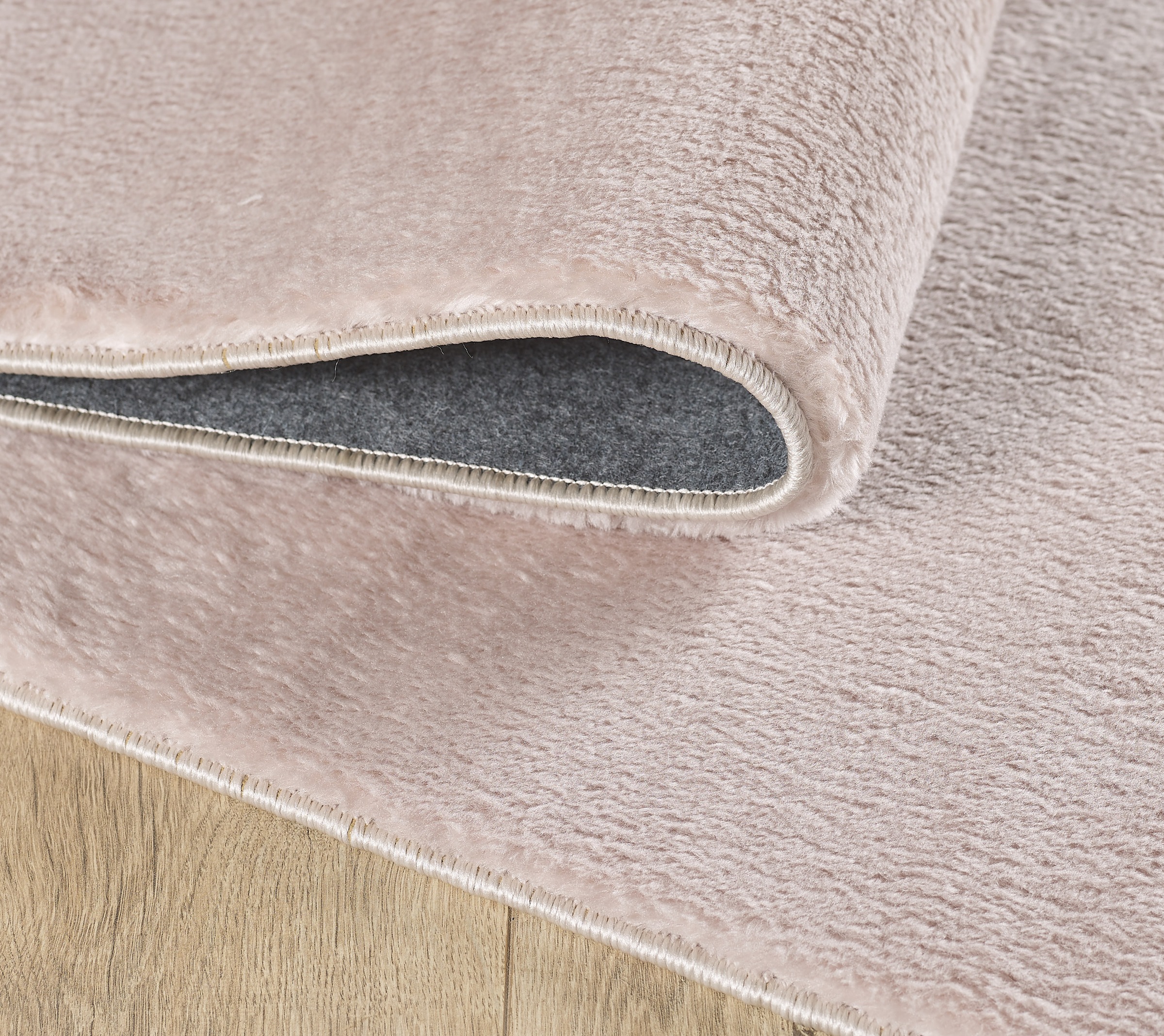 Ayyildiz Teppiche Teppich »CATWALK 2600«, rechteckig, 25 mm Höhe, Besonders weich / Soft Flor / waschbar, Kaninchenfell Haptik