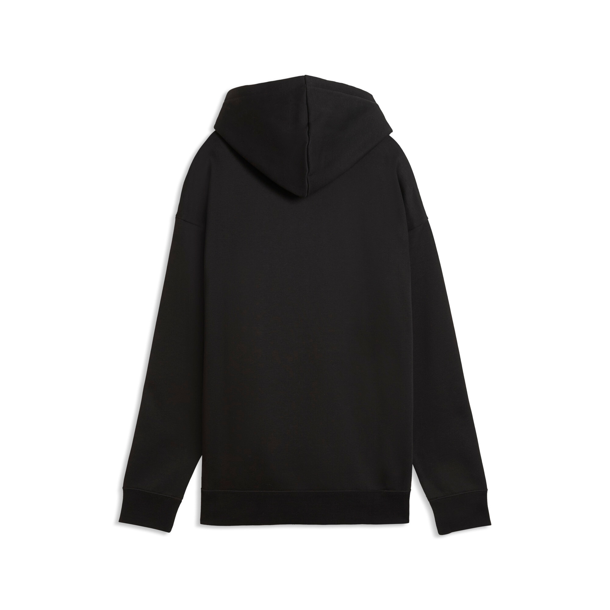 PUMA Sweat à capuche »ESS CENTERED CAT LOGO RELAXED HOODIE FL«, mit Kapuze, mit angesetztem Bündchen am Ärmelabschluss
