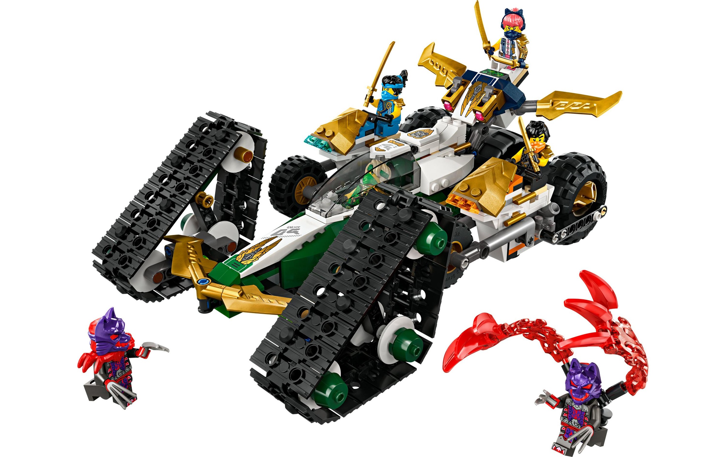 LEGO® Spielbausteine »Ninjago Kombi-Raupe des Ninja-Teams 71820«, (576 St.)