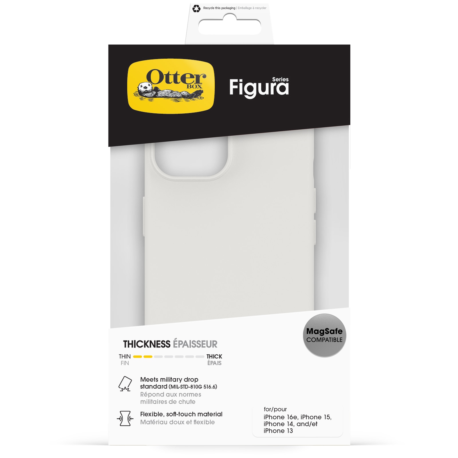 Otterbox Housse pour téléphone portable »Figura für Apple iPhone 16e/15/14/13« Backcover, Schutzhülle, Handyschutzhülle, Case, Schutzcase, stossfest