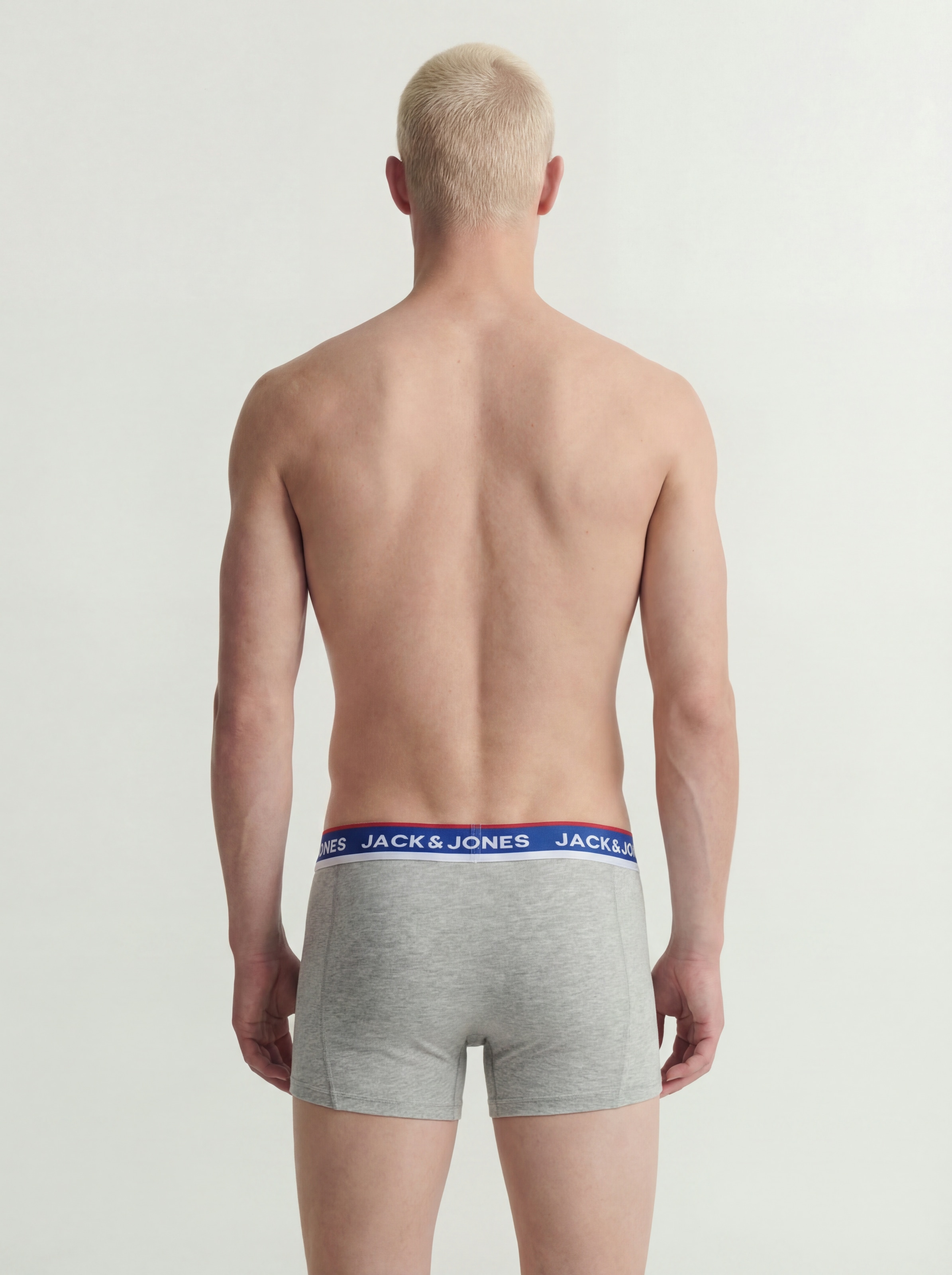 Jack & Jones Tronc »JACSWAY SOLID TRUNKS 3 PACK« Paquet, 3 cuis mélange de coton, ceinture élastique