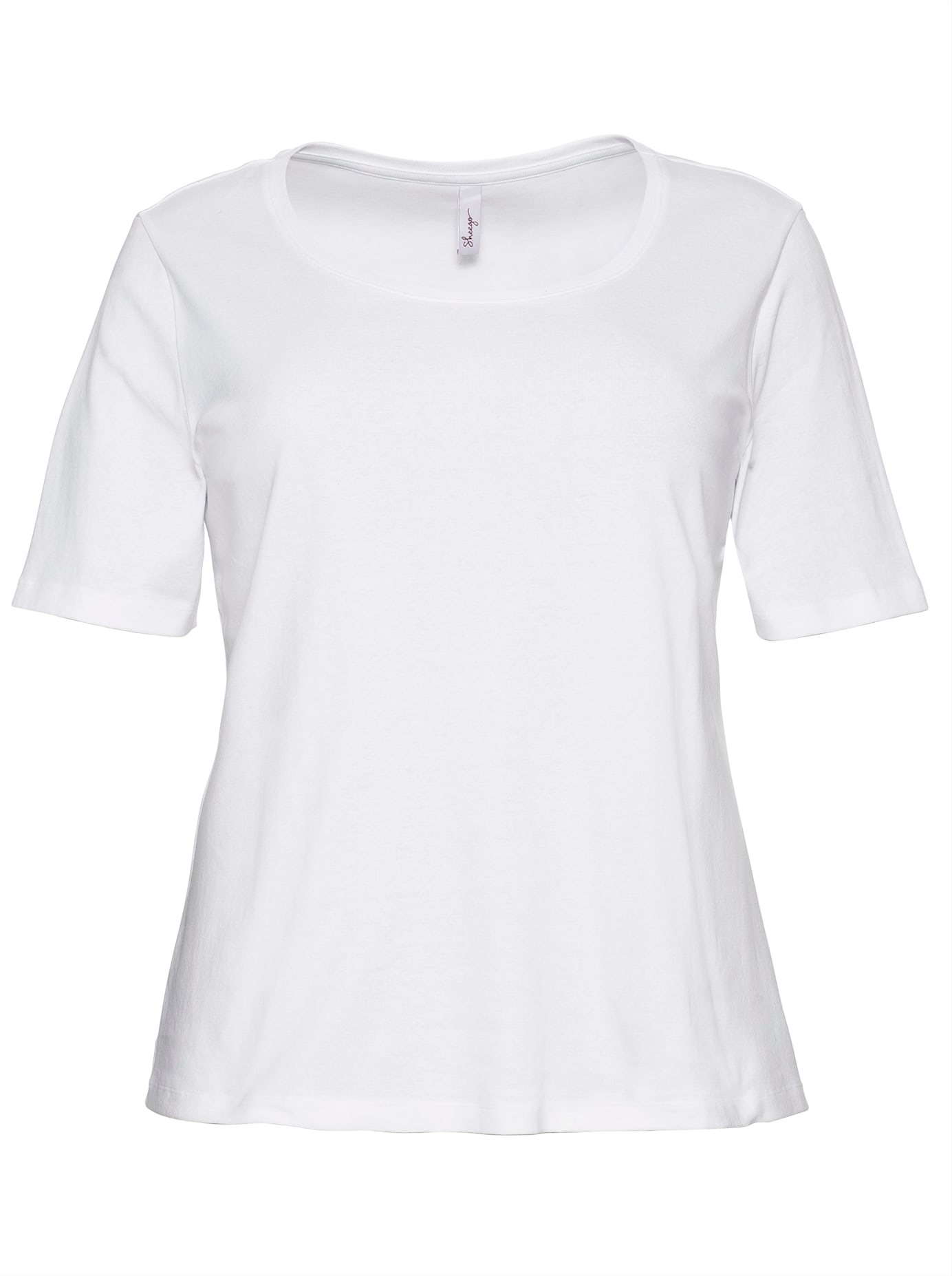 Sheego Kurzarmshirt »T-Shirt«, (1 tlg.)