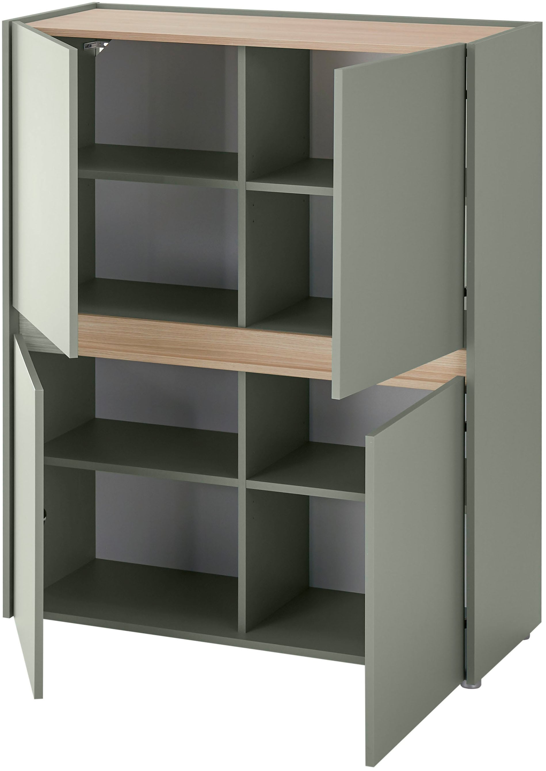 Home affaire Highboard »City/Giron, moderner Schrank, Kommode, Stauraumschrank, Hochschrank« zeitlos, modern, ausreichend Stauraum, vielseitig einsetzbar