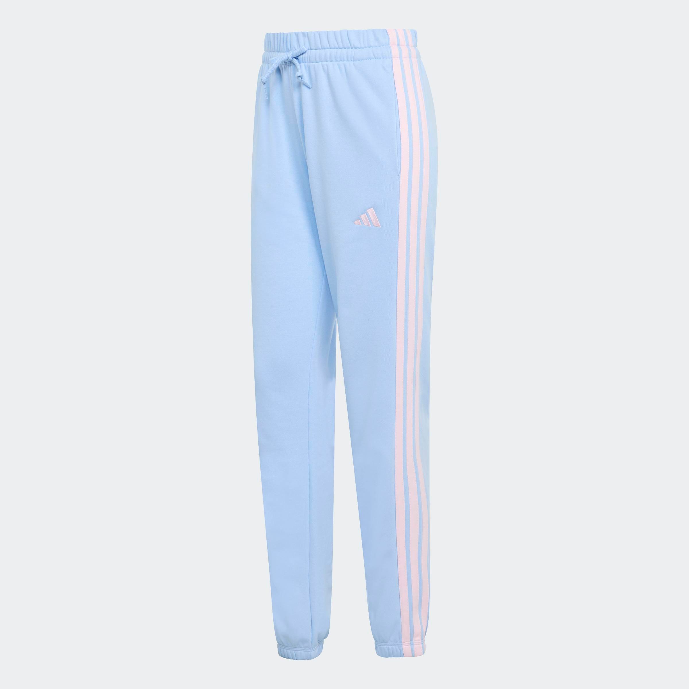 adidas Sportswear Sporthose »ESSENTIALS 3-STREIFEN FRENCH TERRY CUFFED«  Reguläre Passform, mittelhoher Bund, weiches French Terry Material