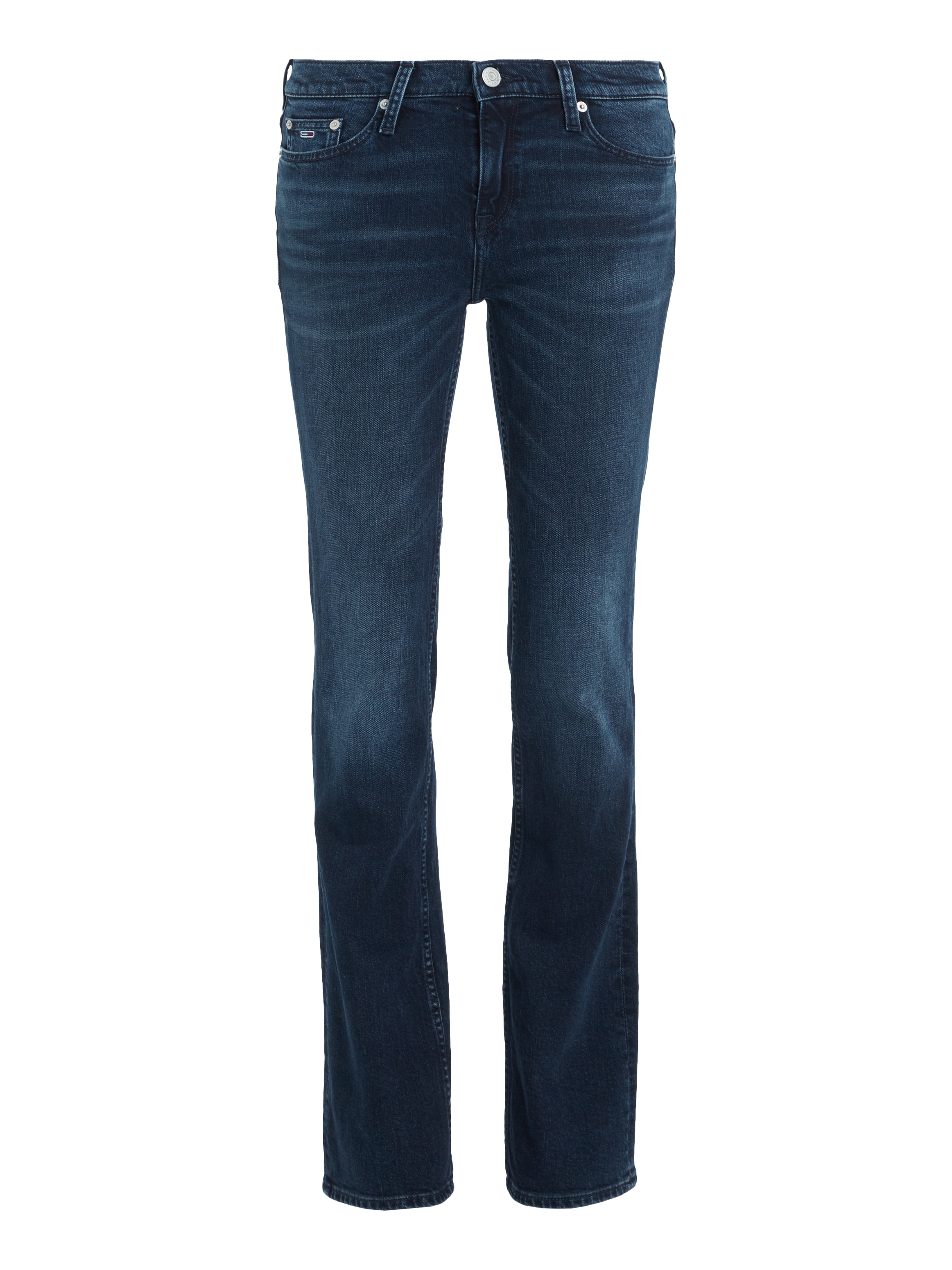 ♕ Tommy Jeans Bootcut-Jeans »MADDIE MR BC DG5161«, mit Logobadge und  Logostickerei versandkostenfrei auf