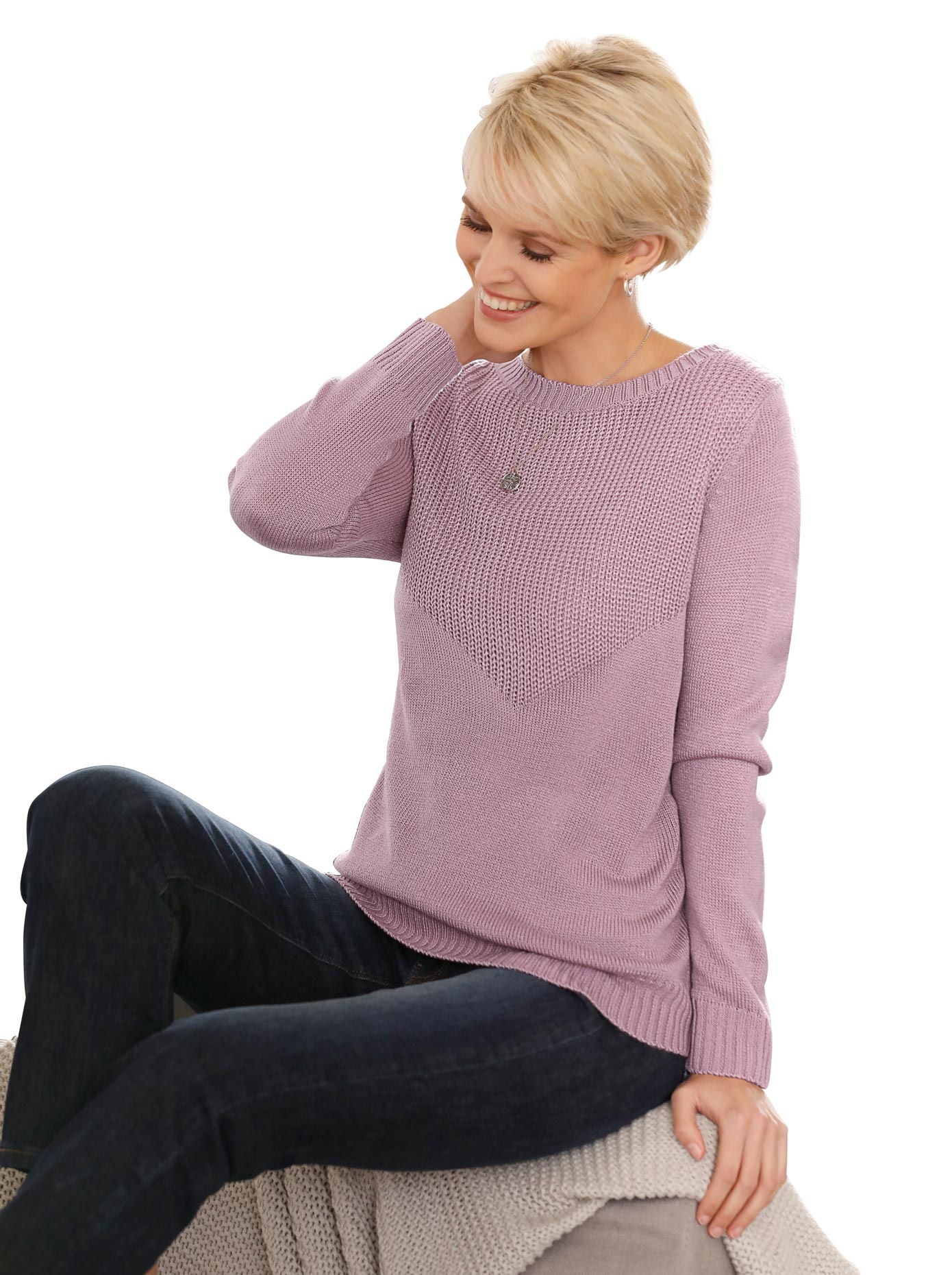 Image of Classic Basics Rundhalspullover »Langarm-Pullover« bei Ackermann Versand Schweiz