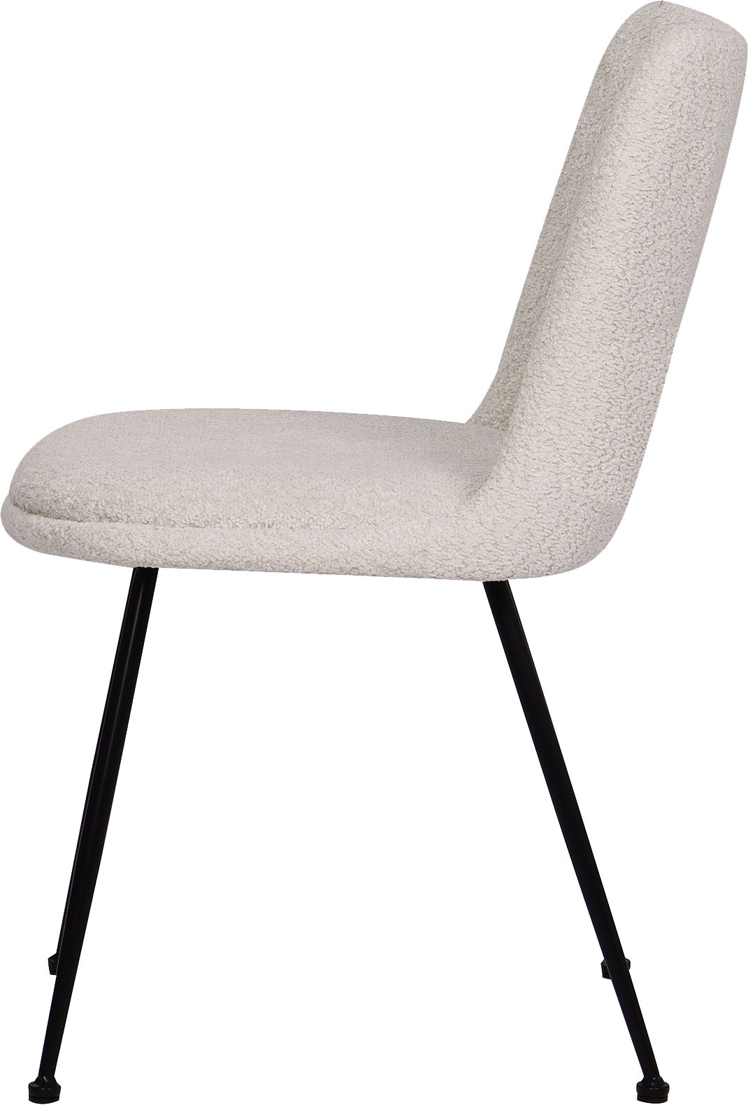 SIT 4-Fussstuhl »Krakau 2er-Set Bouclé Esszimmerstühle mit Metallgestell« (Set) 2 Stk.Öko-Tex Bouclé-Bezug & vielseitig einsetzbares Design