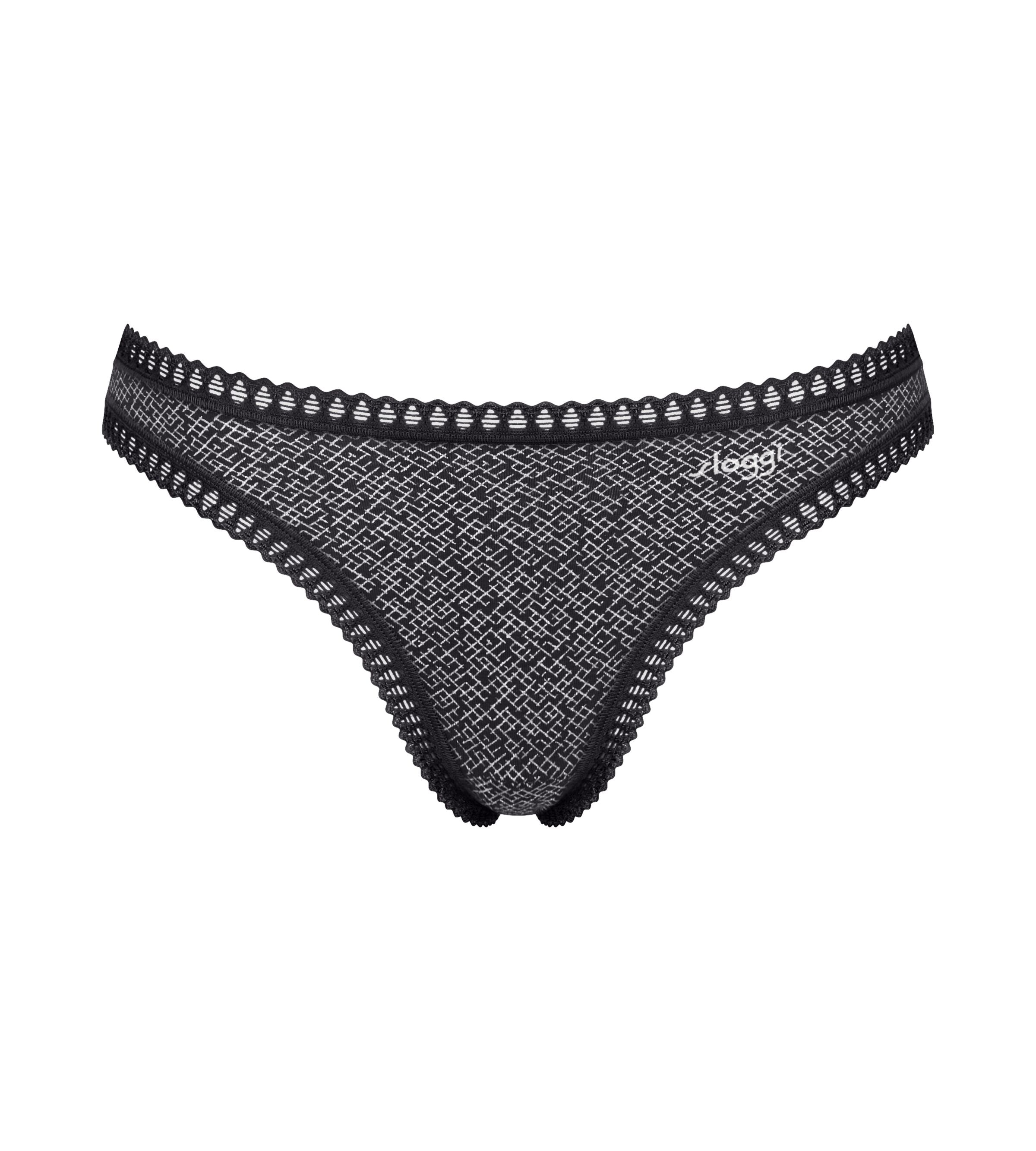 sloggi Slip »GO Crush String C3P« mit Spitzendetails