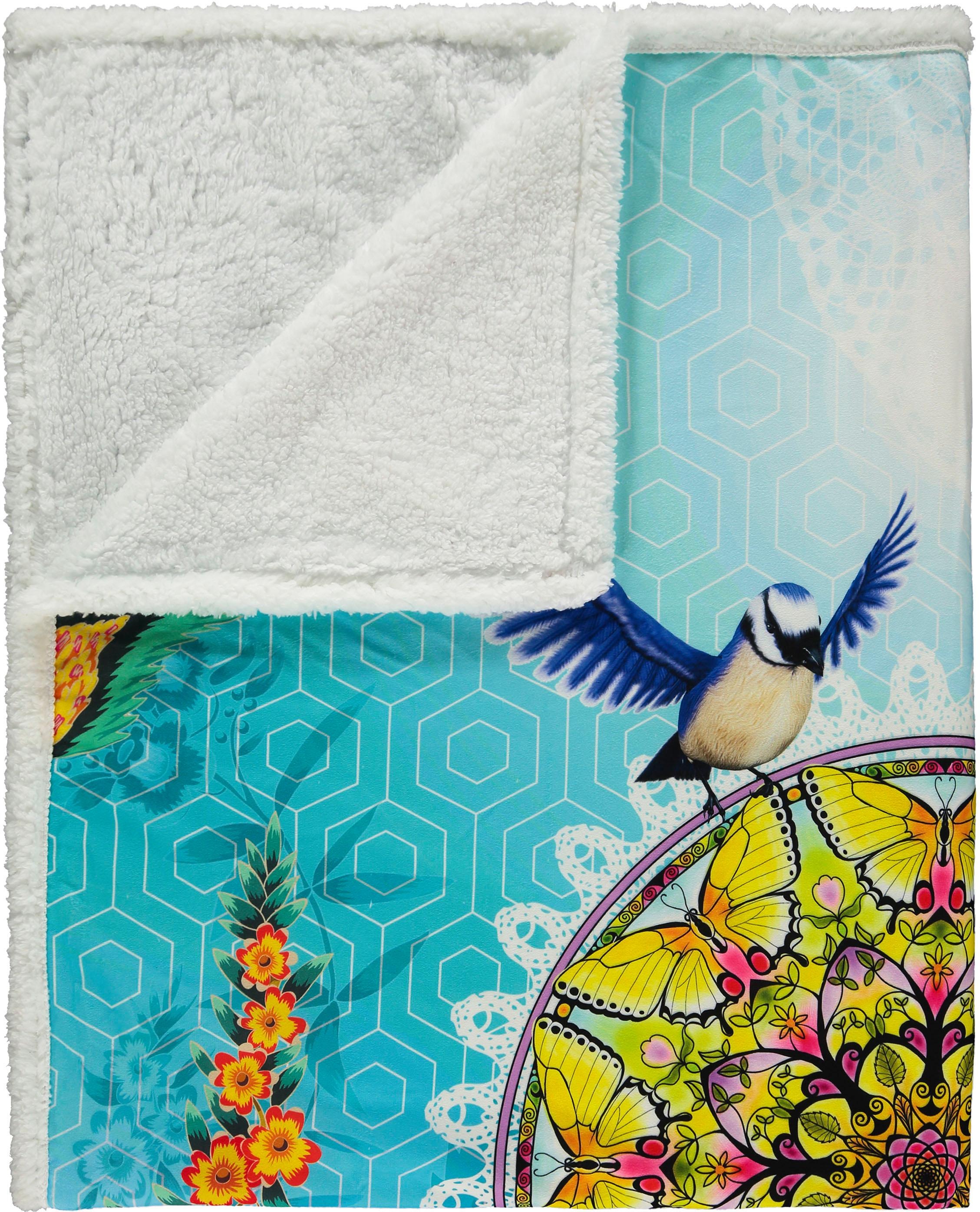 Image of hip Plaid »Iride«, mit Mandalas, Kuscheldecke bei Ackermann Versand Schweiz