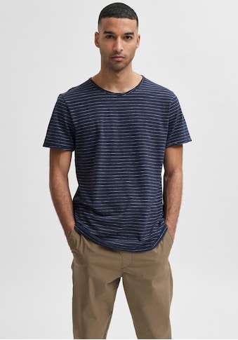 SELECTED HOMME T-Shirt »MORGAN STRIPE O-NECK TEE« kaufen