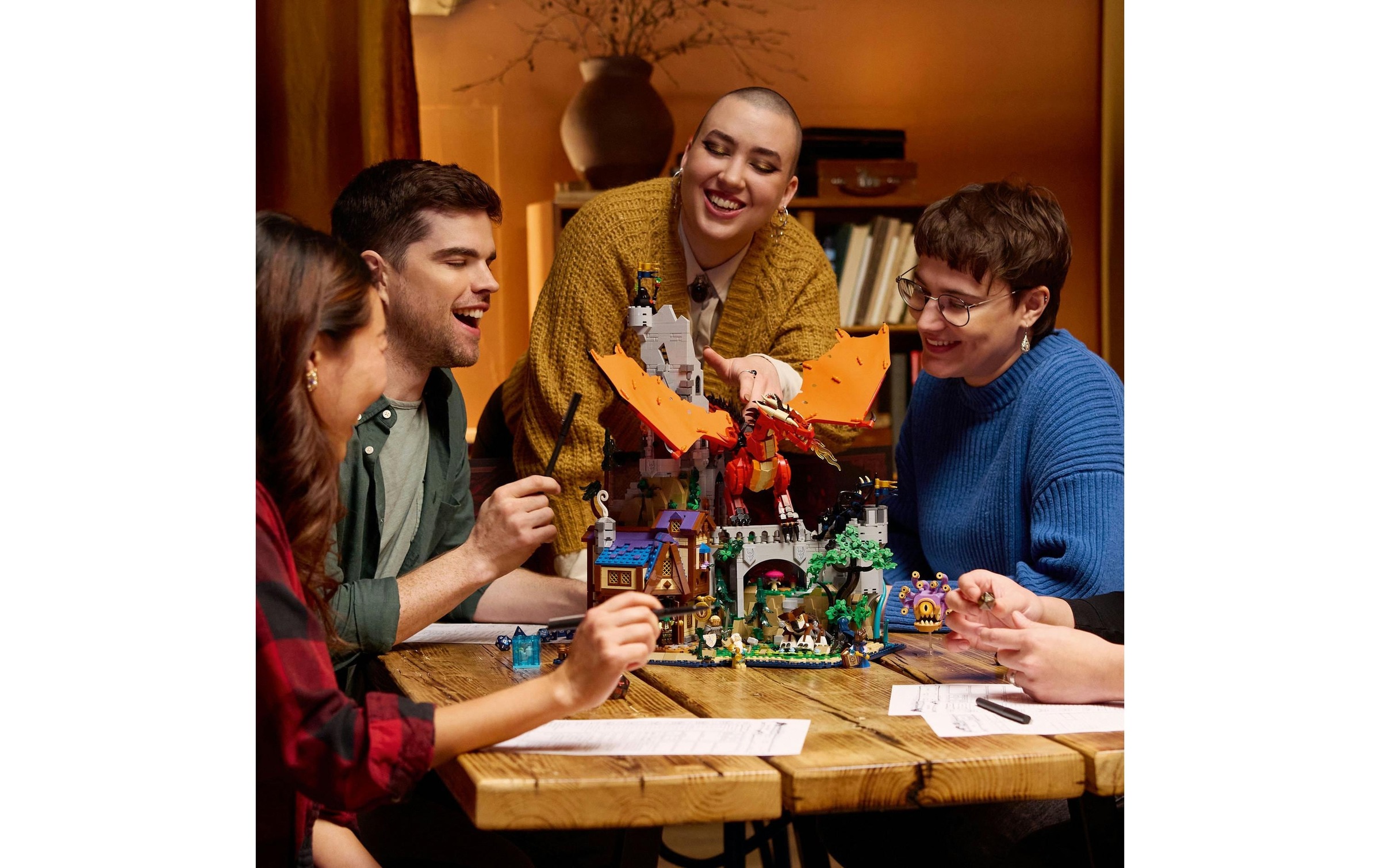 LEGO® Spielbausteine »Ideas Dungeons & Dragons: Die Sage vom Roten Drachen 21348«, (3745 St.)