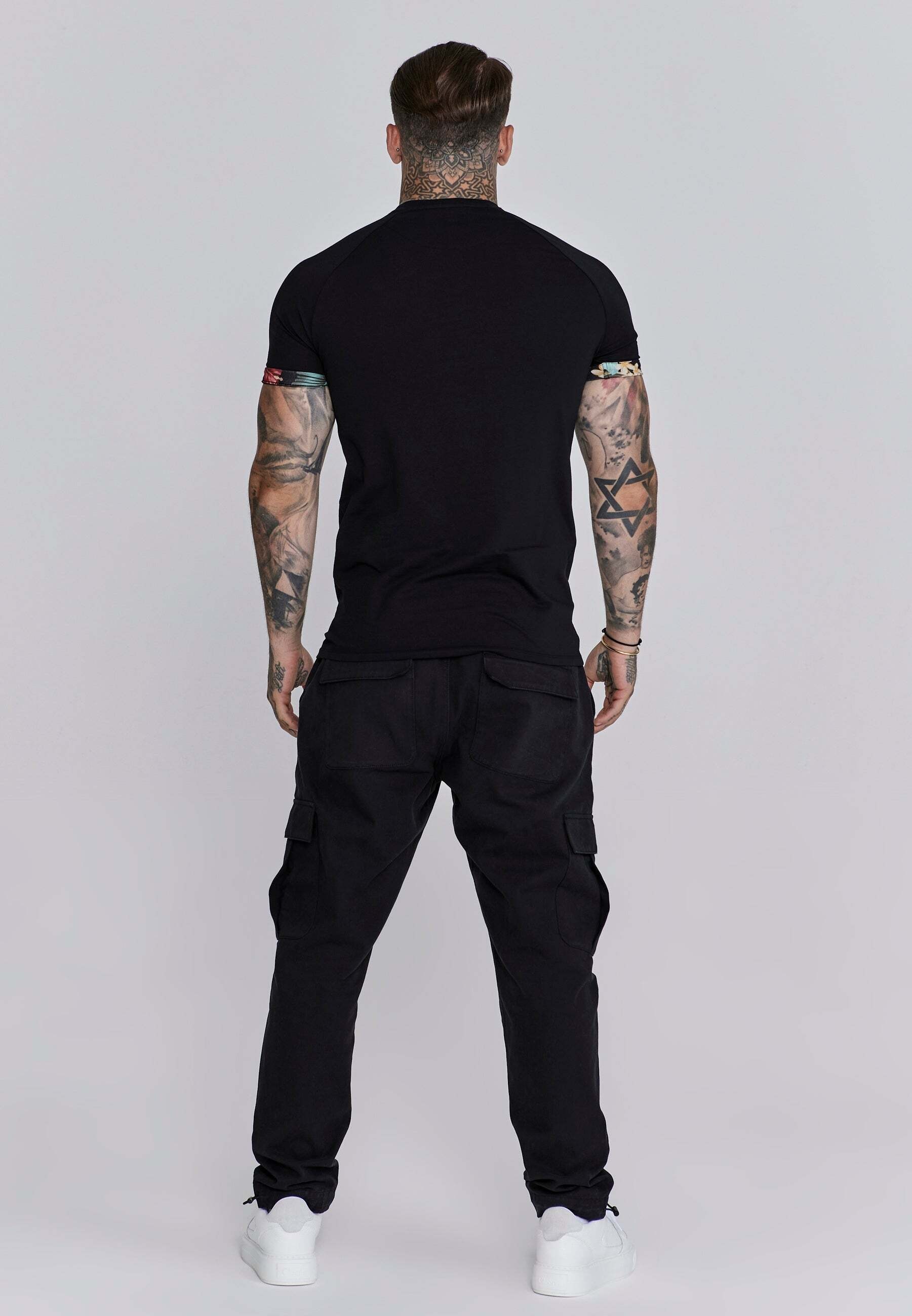 Siksilk T-Shirt »Siksilk T-Shirt Rolls Sleeve T-Shirt«
