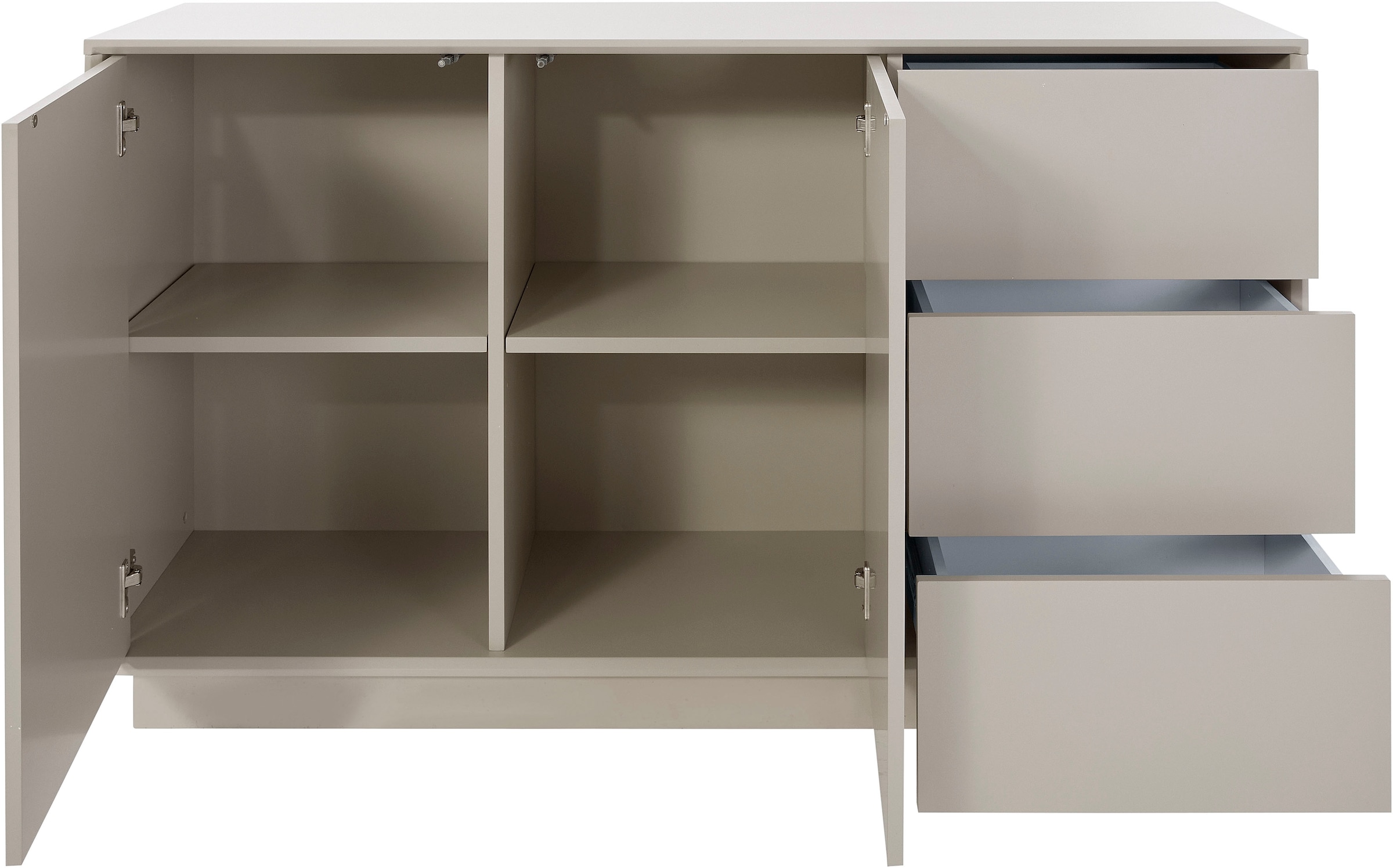 homsy by Ana Johnson Sideboard »Storvia« seidenmatte Lackierung, geräuschlose Soft-Close-Schubladen, B 140 cm