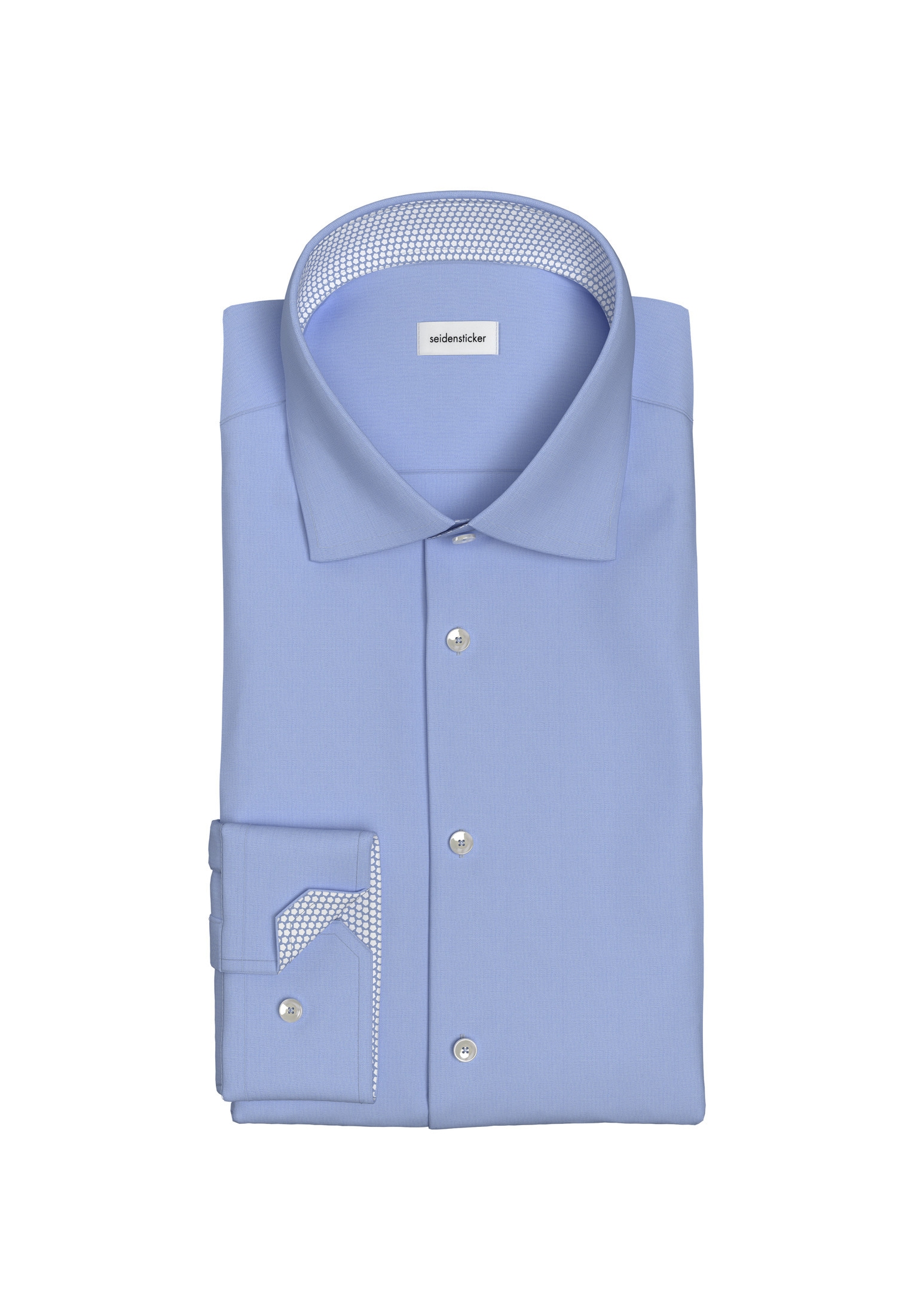 seidensticker Chemise d'affaires »Schwarze Rose« Shaped 1/1 Kentkragen Uni