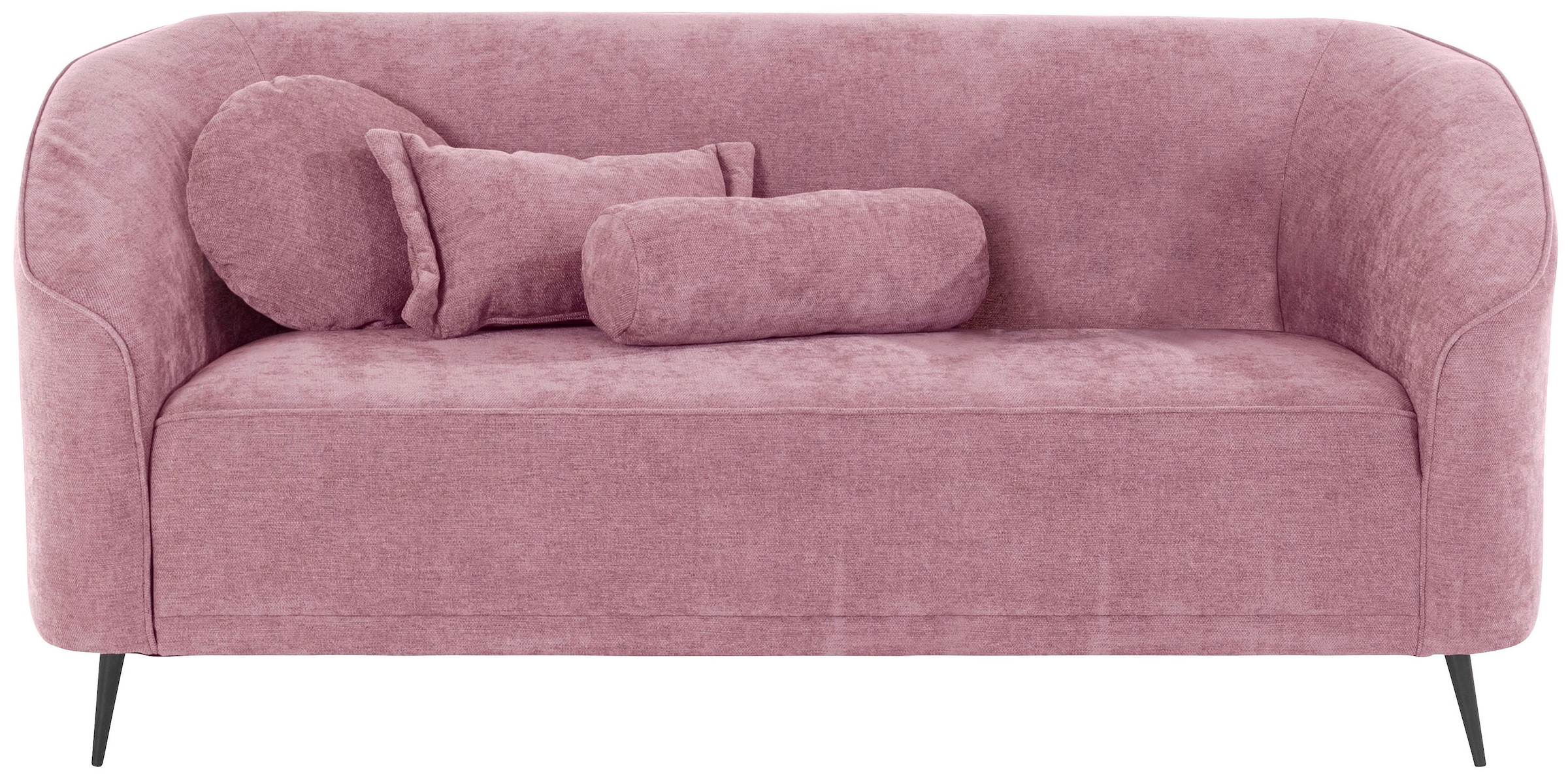 Image of Home affaire 2-Sitzer "Ashly" in 3 Bezugsvarianten, Bouclé, Samtoptik und Struktur weich.