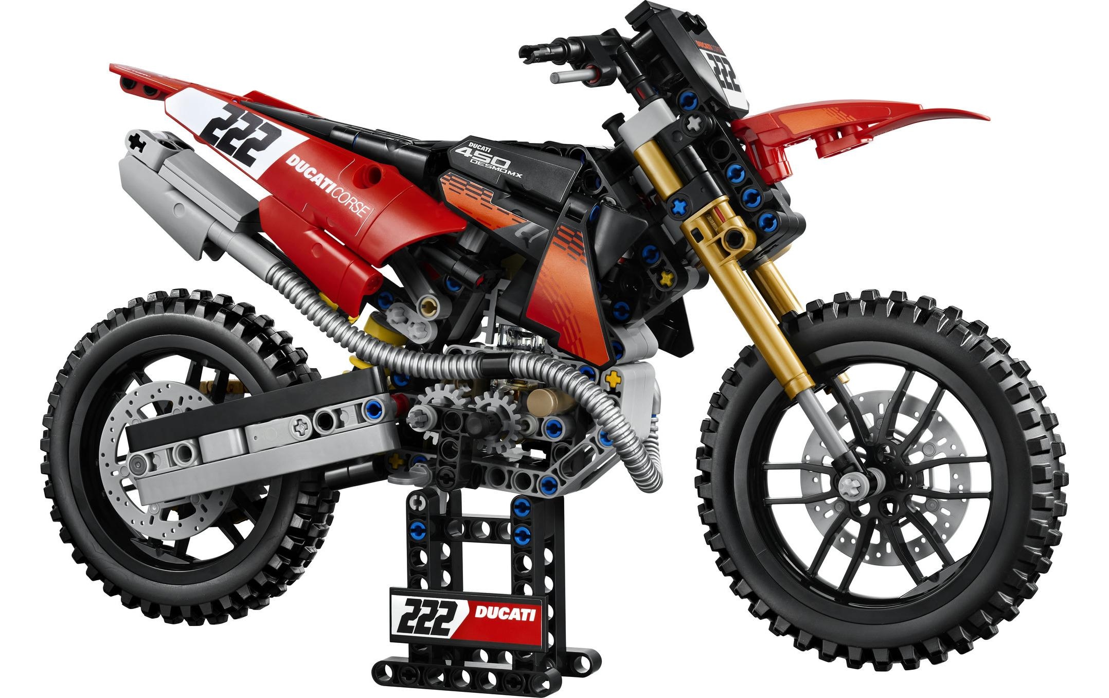 LEGO® Pions de construction »Ducati Desmo450 MX Factory Motorrad (42238), LEGO Technic« fabriqué en Europe