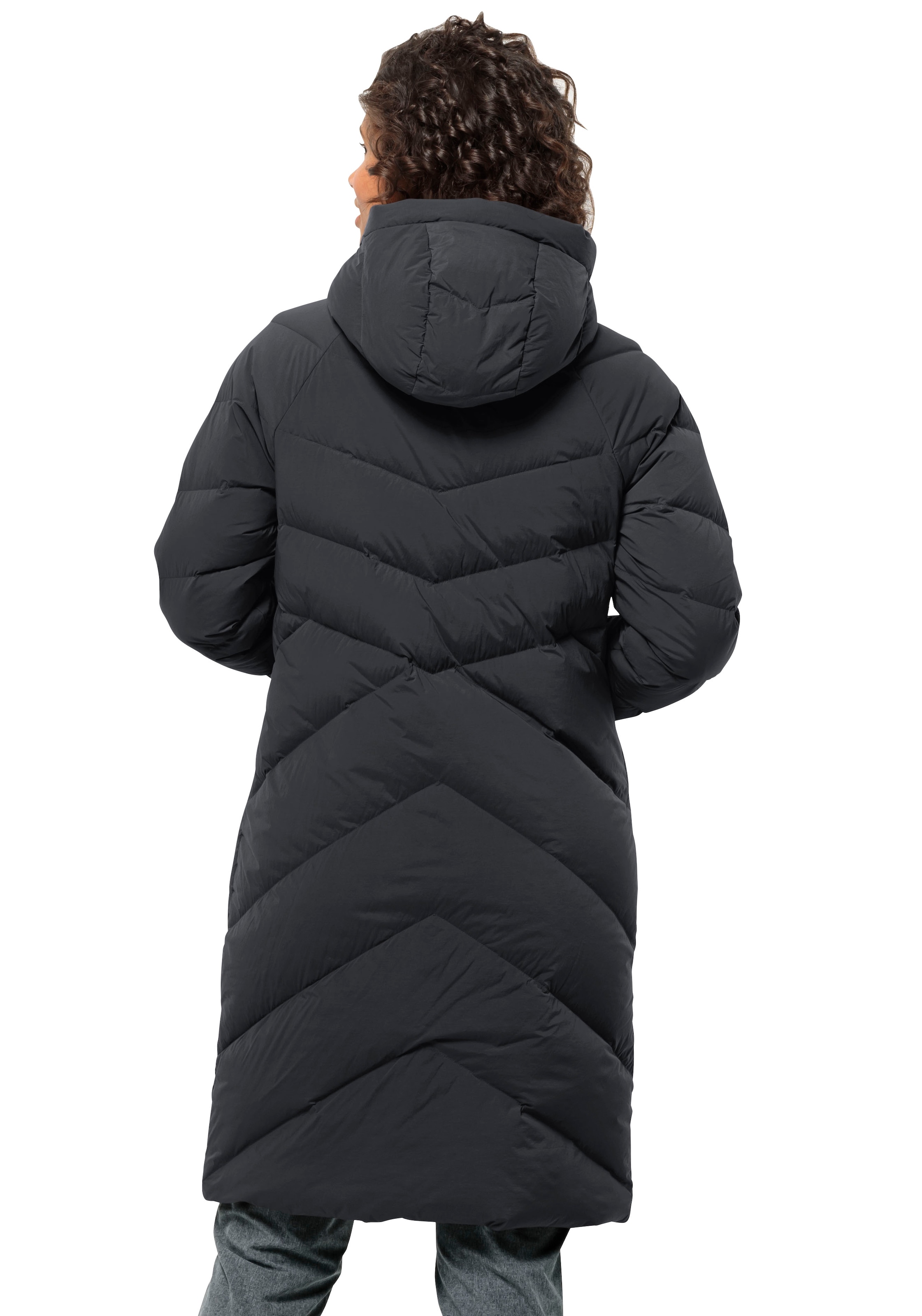 Jack Wolfskin Daunenmantel »MARIENPLATZ COAT W«, mit Kapuze