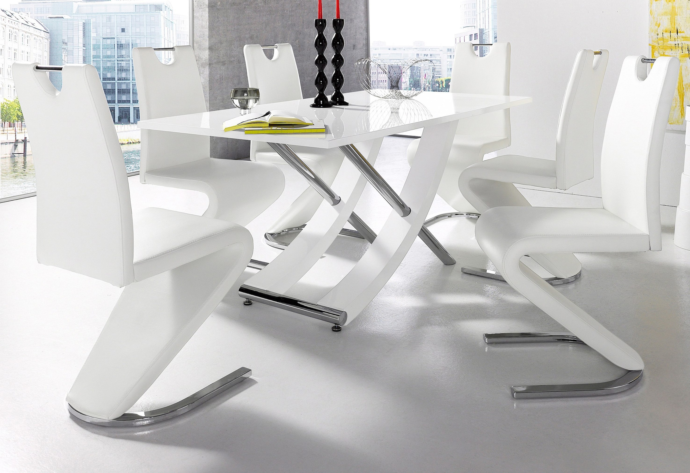 INOSIGN Esstisch »Kaleo, TOPSELLER!«, (Tisch, Esstisch), Breite 160 cm, modernes Design, stabil, Hochglanz