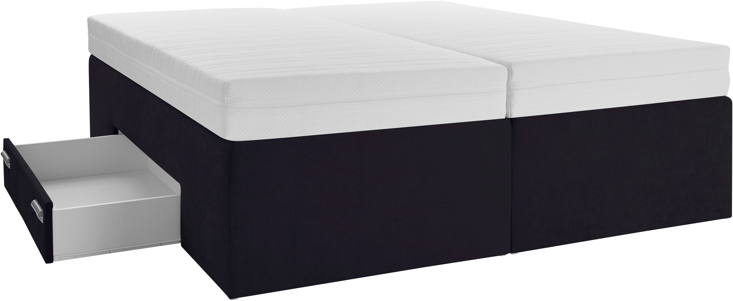 Westfalia Schlafkomfort Boxspringbett, mit integrierter Schublade, frei im Raum stellbar