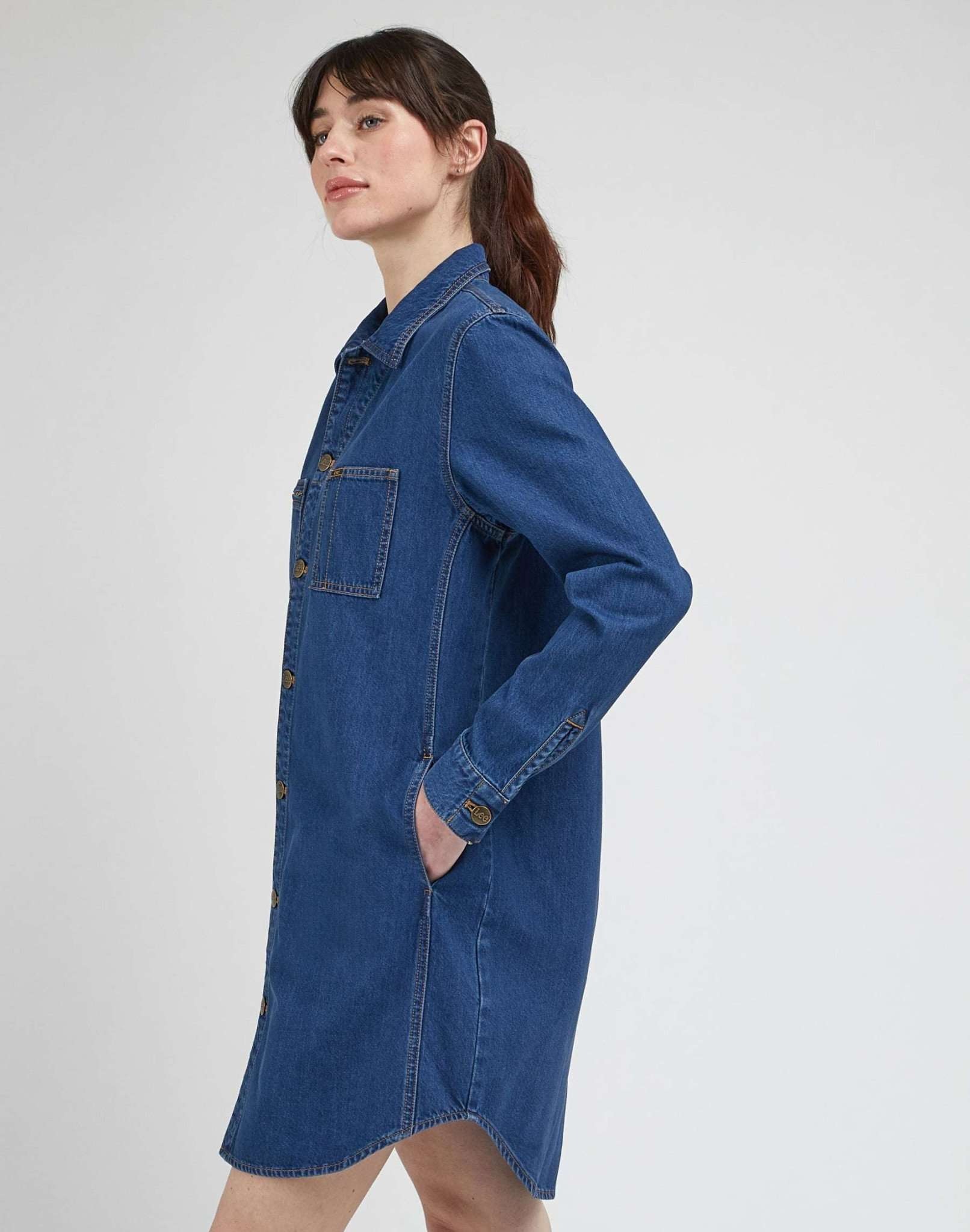 Lee® Jeanskleid »Jeanskleid Unionall Shirt Dress«