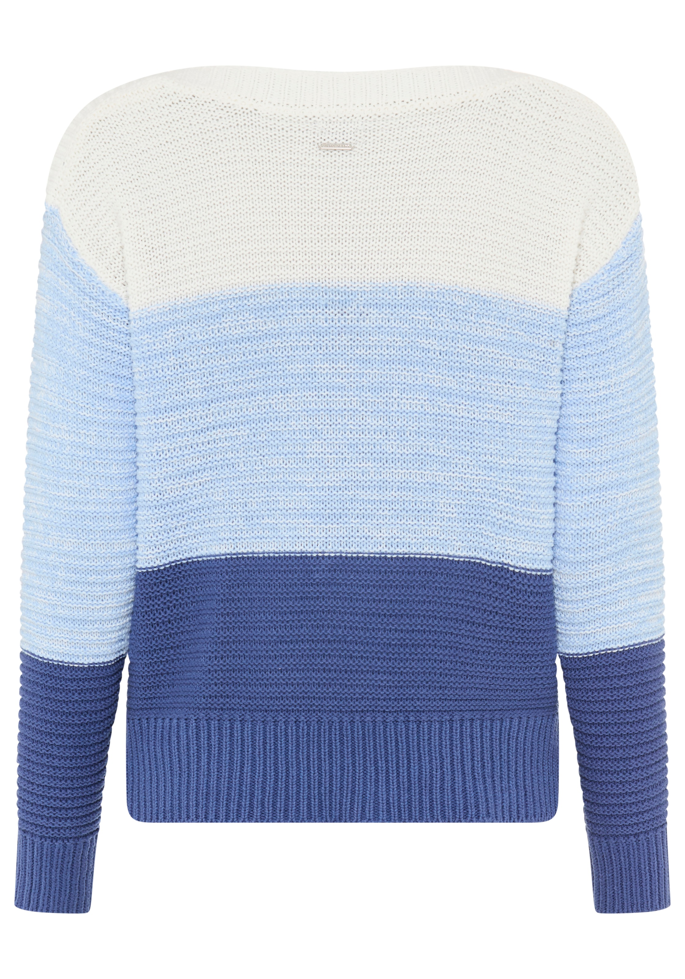 Laura Scott Pull à rayures leichter Übergangspullover mit Strukturstrick