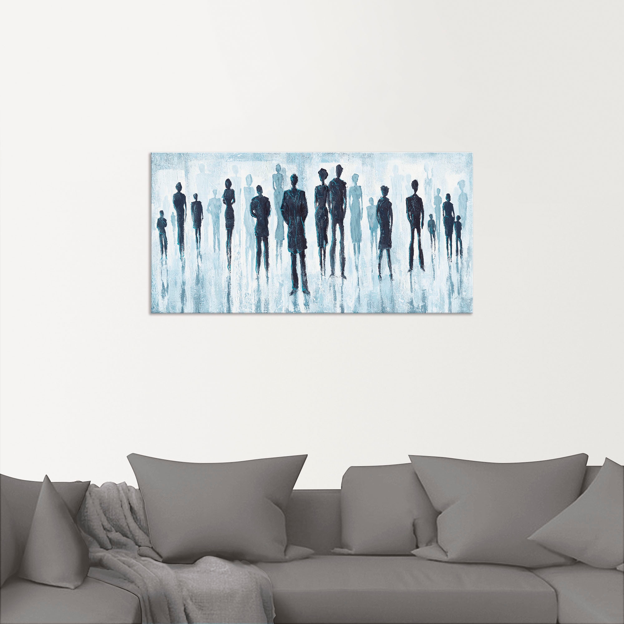 Artland Wandbild »Genau in der Mitte«, Gruppen & Familien, (1 St.), als Alubild, Outdoorbild, Leinwandbild in verschied. Grössen
