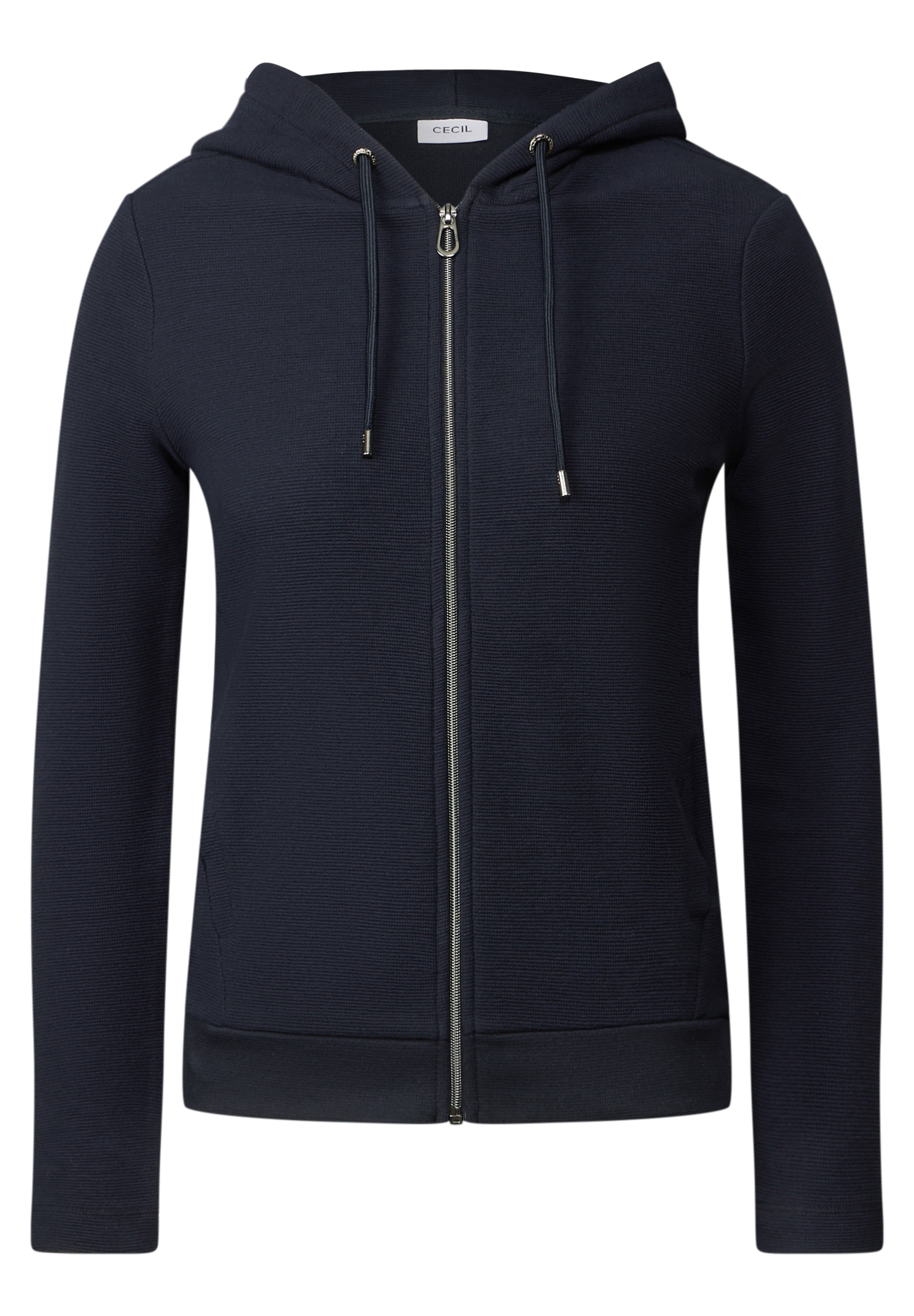 Cecil Kapuzensweatjacke, mit Kapuze mit Tunnelzug