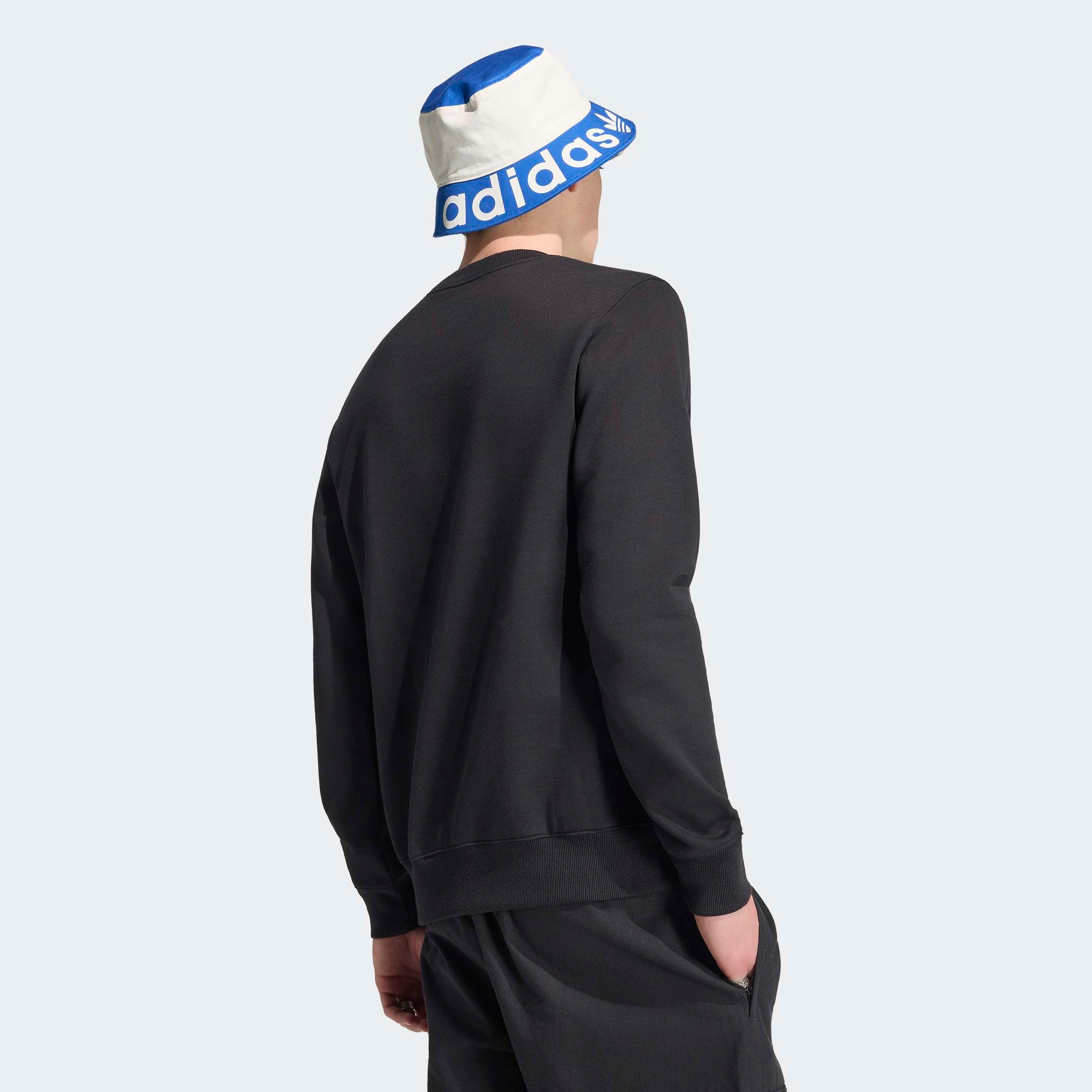 adidas Originals Sweat-shirt »TREFOIL ESSENTIALS CREW«, col rond, sans fermeture, en coton et polyester
